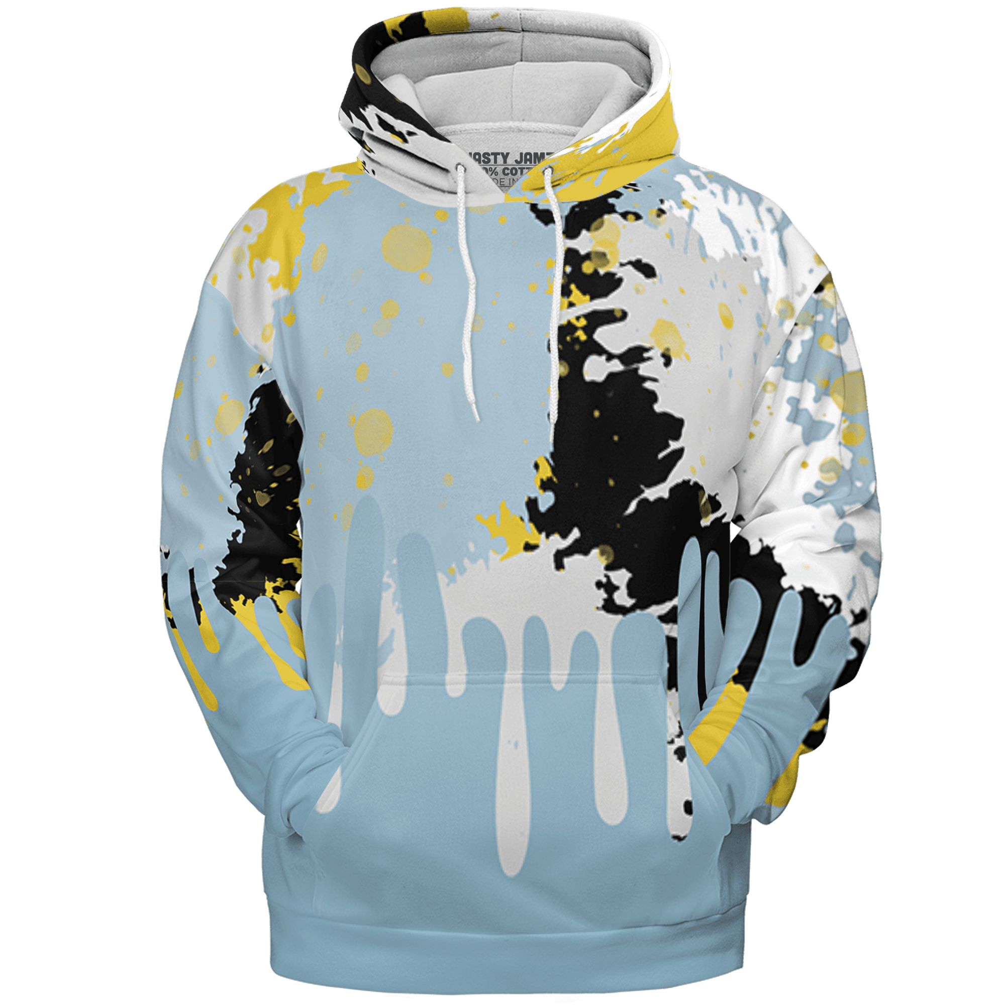 Blue Grey 13s Hoodie Match Colorful 3D All-Over Print Art - NastyJamz