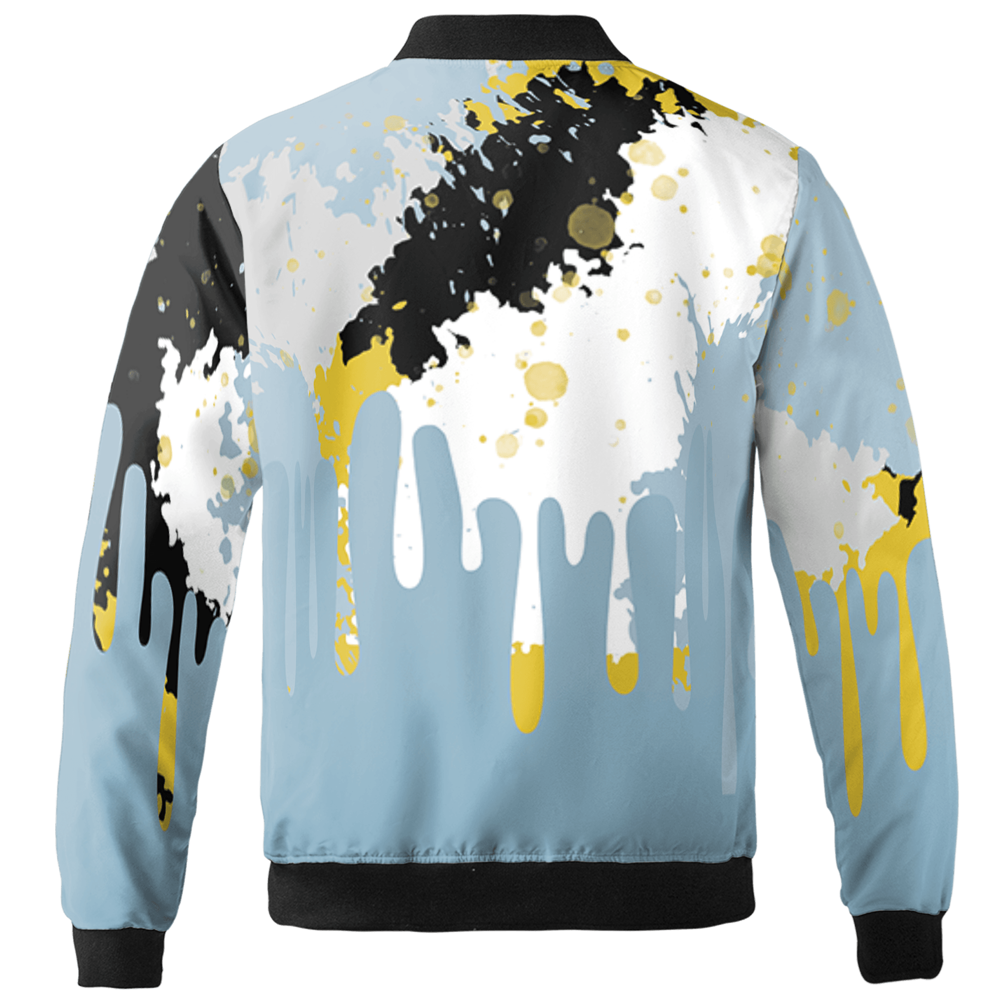 Blue Grey 13s Jacket Match Colorful 3D All-Over Print Art - NastyJamz