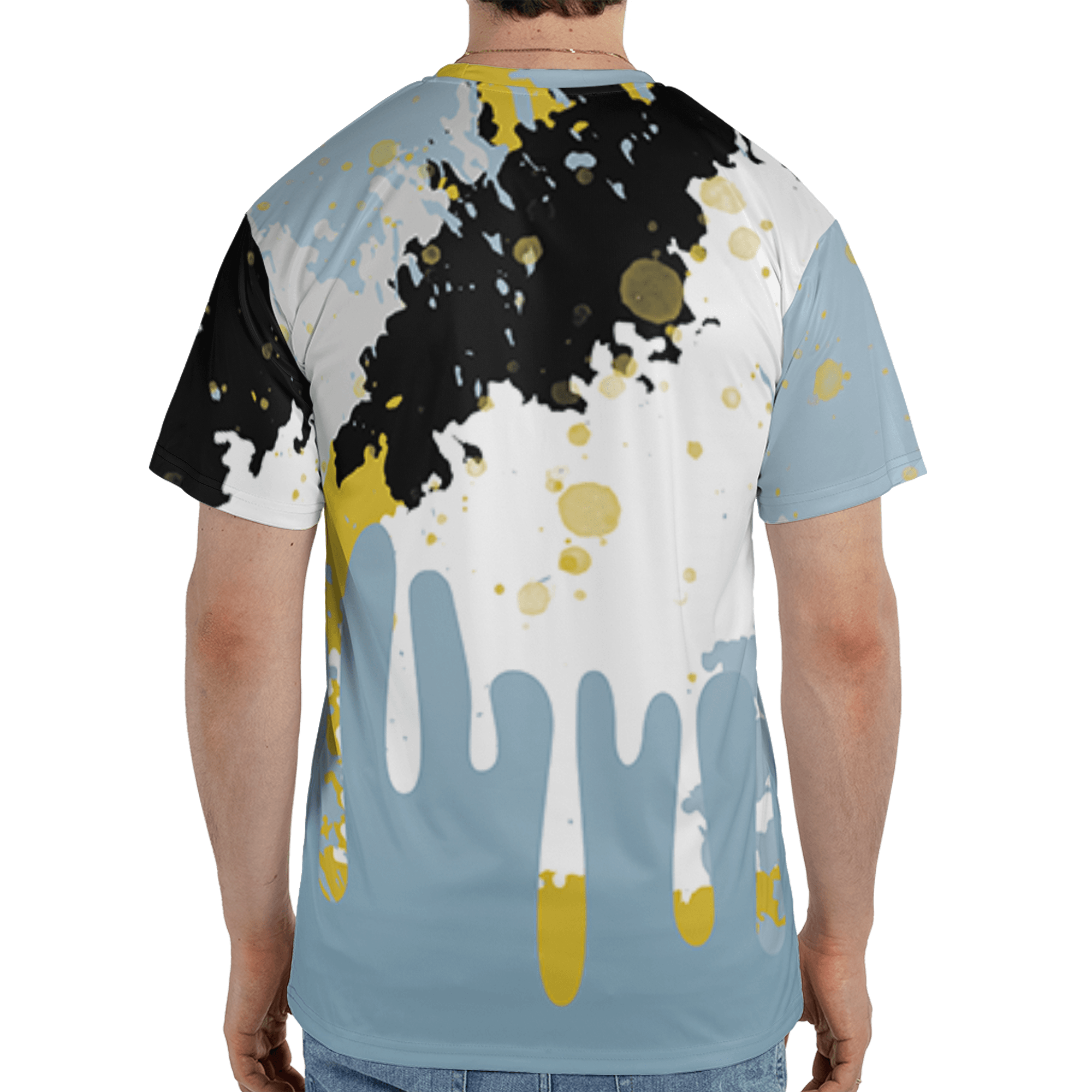 Blue Grey 13s T Shirt Match Colorful 3D All-Over Print Art - NastyJamz