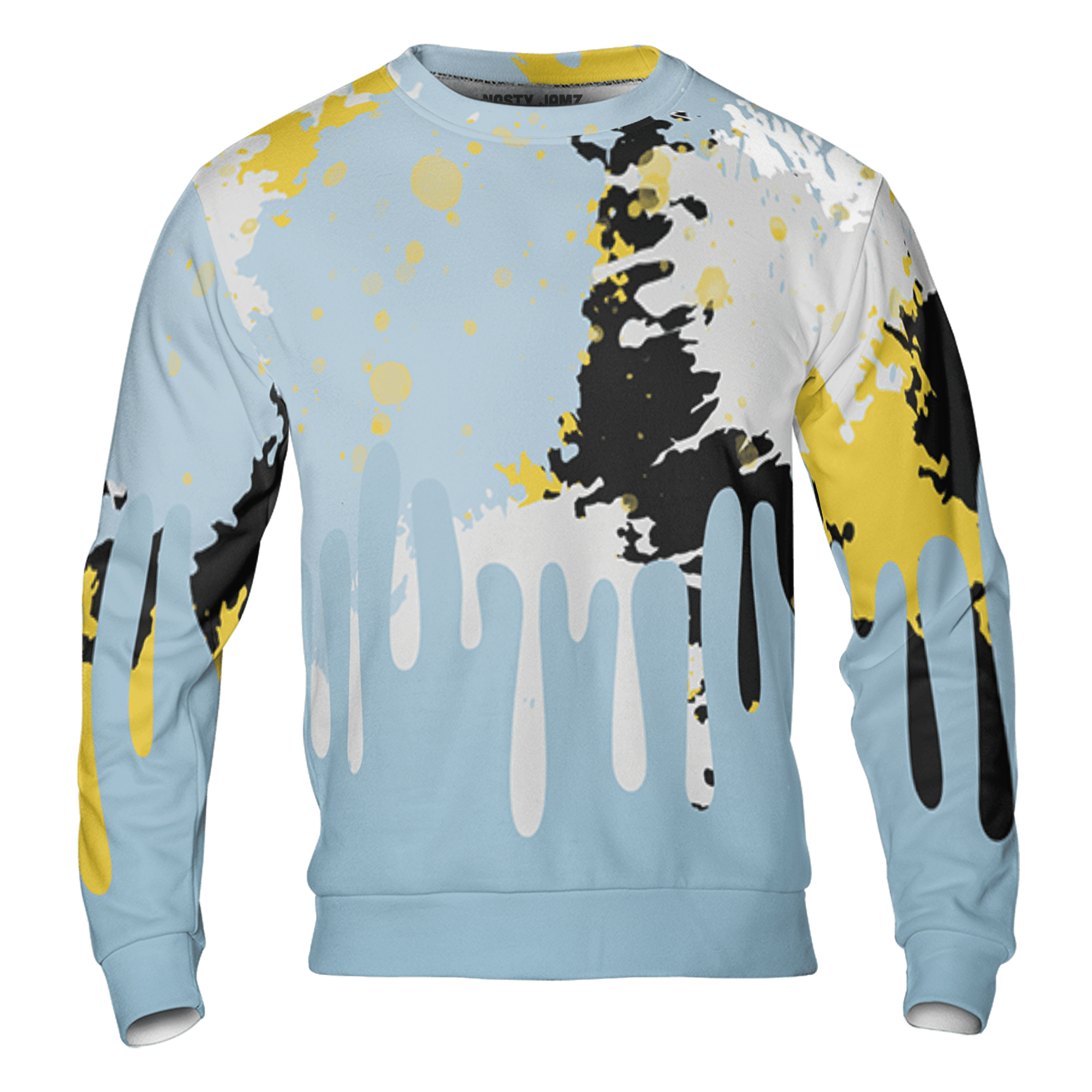 Blue Grey 13s Sweatshirt Match Colorful 3D All-Over Print Art - NastyJamz
