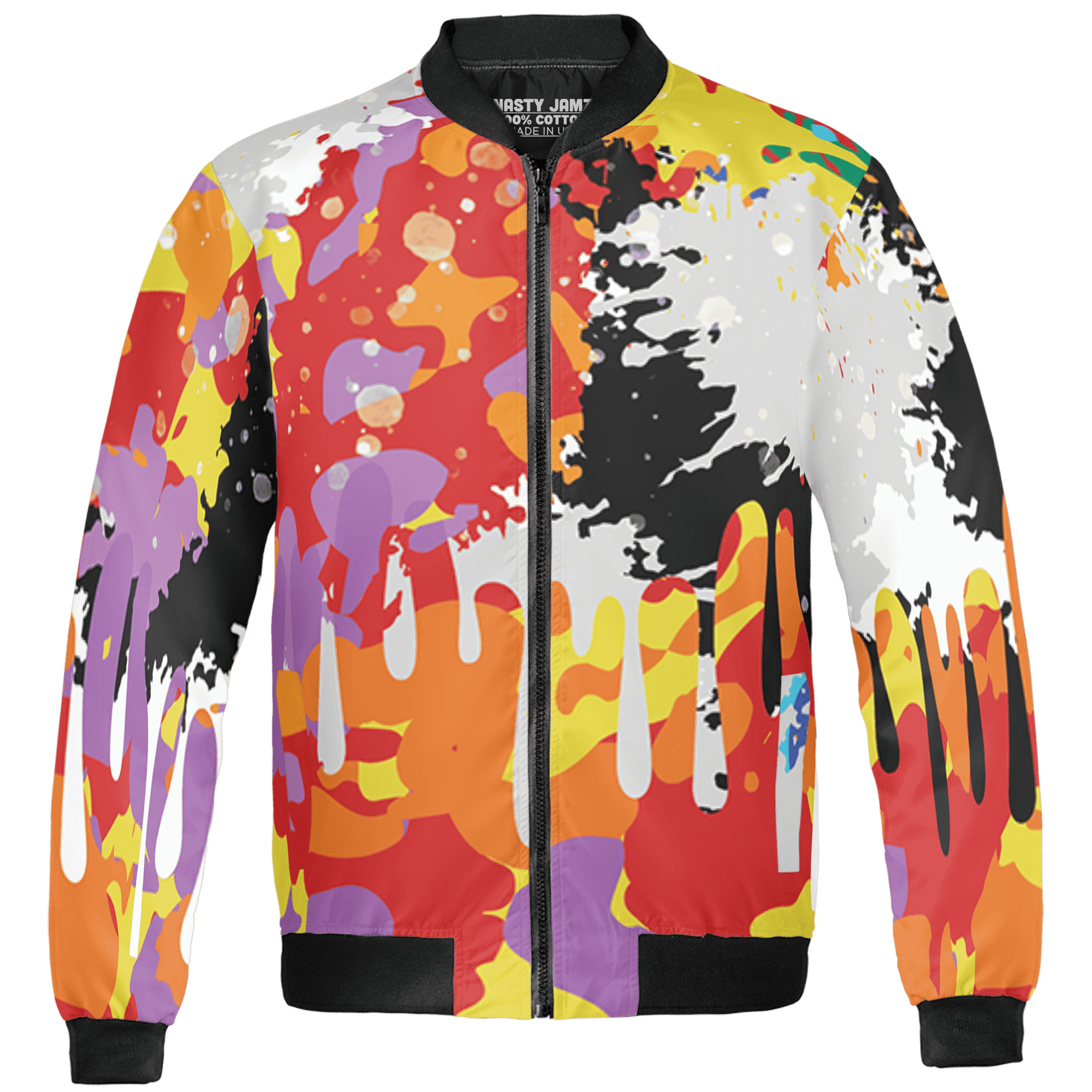 Mid GS Six Championships 1s Jacket Match Colorful 3D All-Over Print Art - NastyJamz