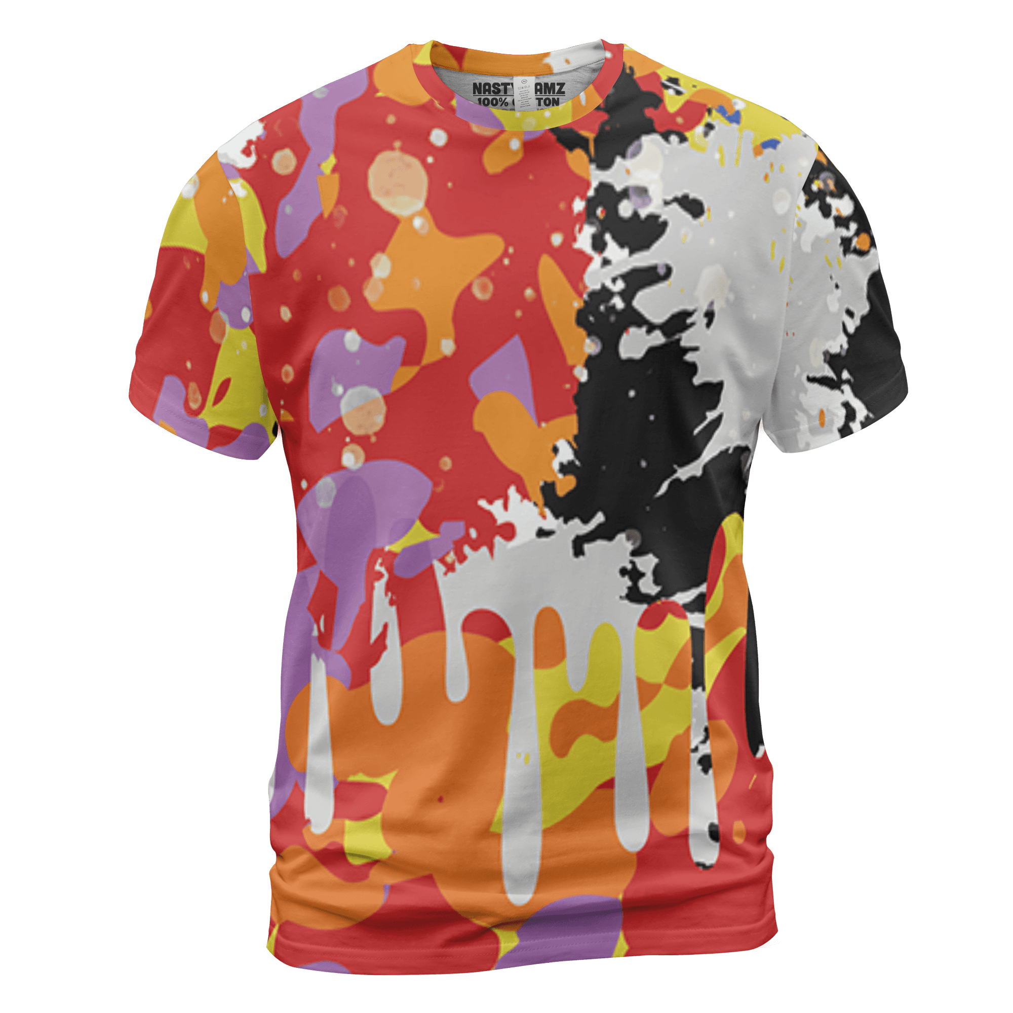 Mid GS Six Championships 1s T Shirt Match Colorful 3D All-Over Print Art - NastyJamz
