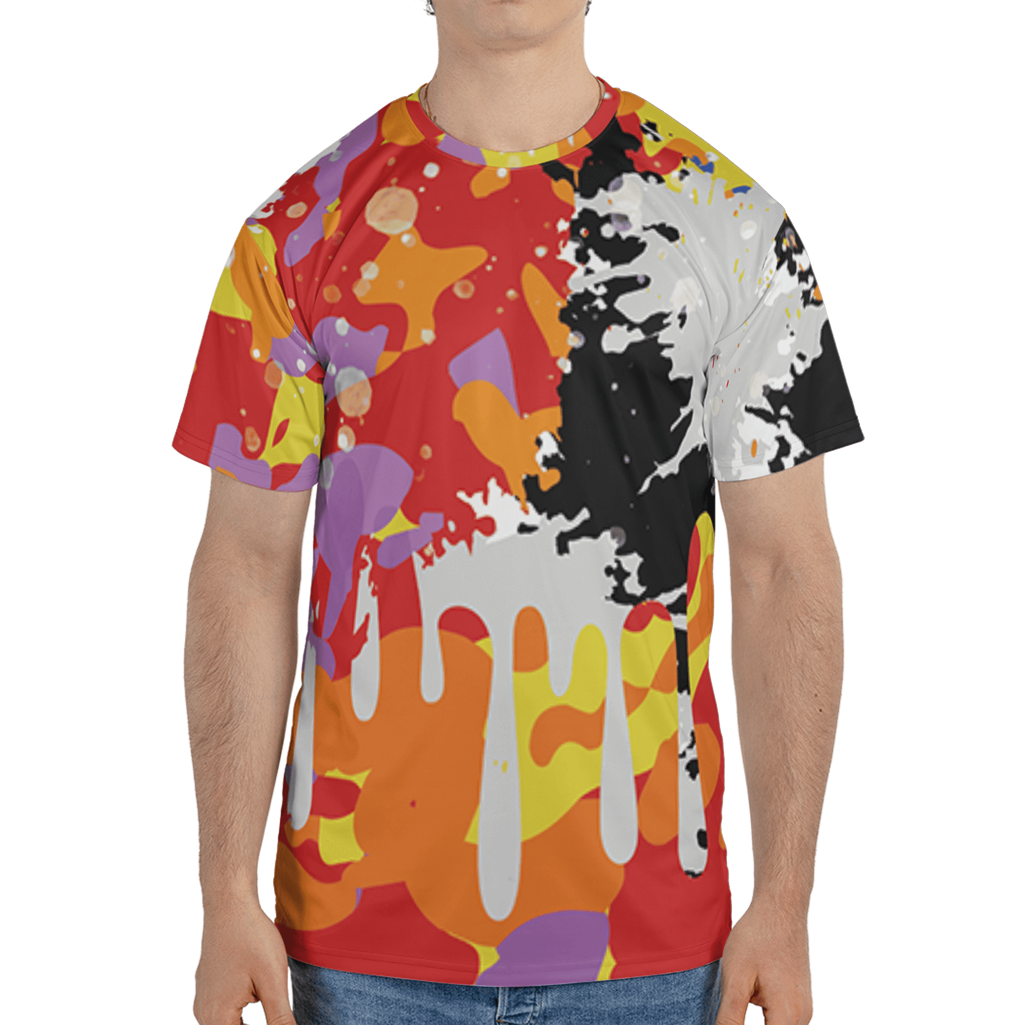 Mid GS Six Championships 1s T Shirt Match Colorful 3D All-Over Print Art - NastyJamz