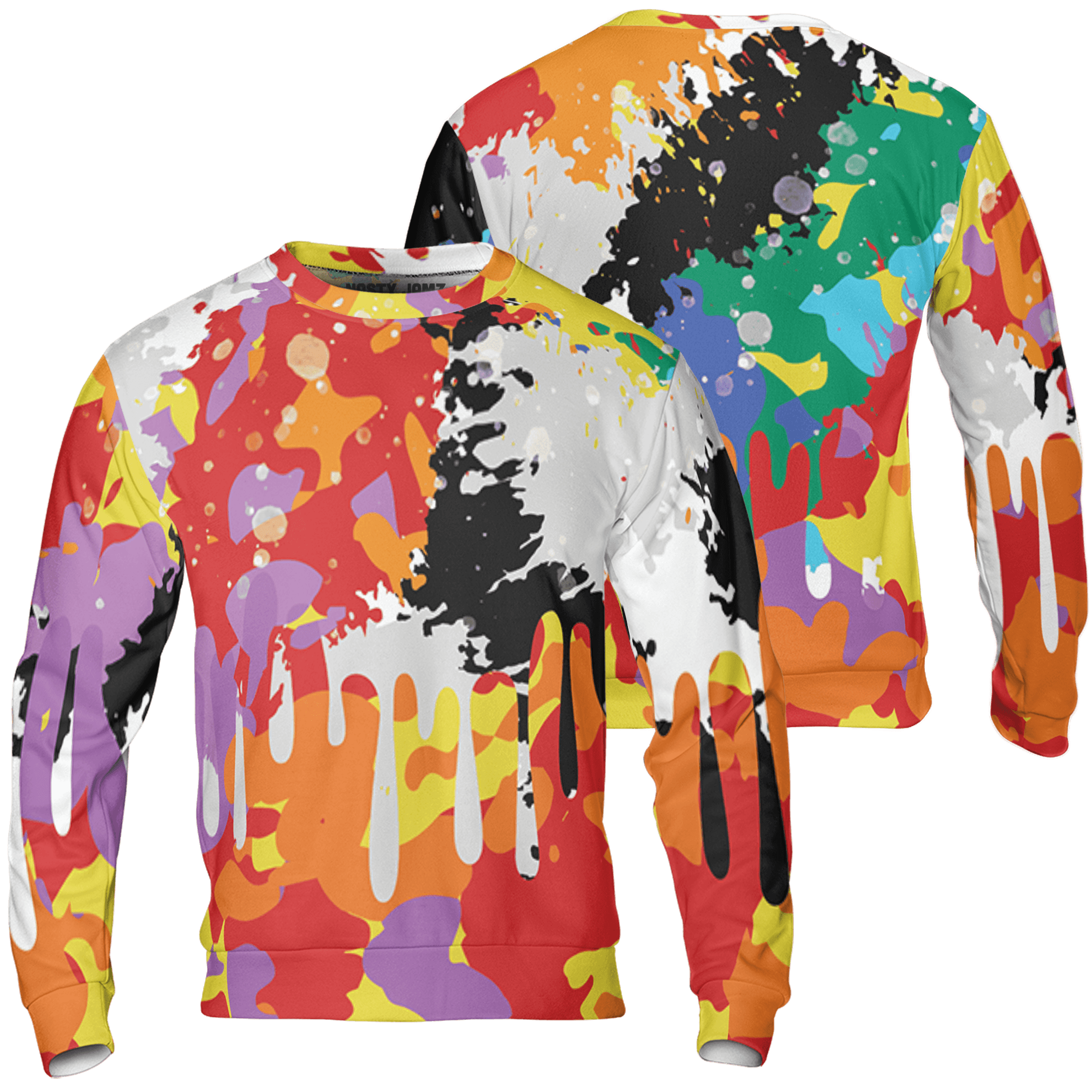 Mid GS Six Championships 1s Sweatshirt Match Colorful 3D All-Over Print Art - NastyJamz