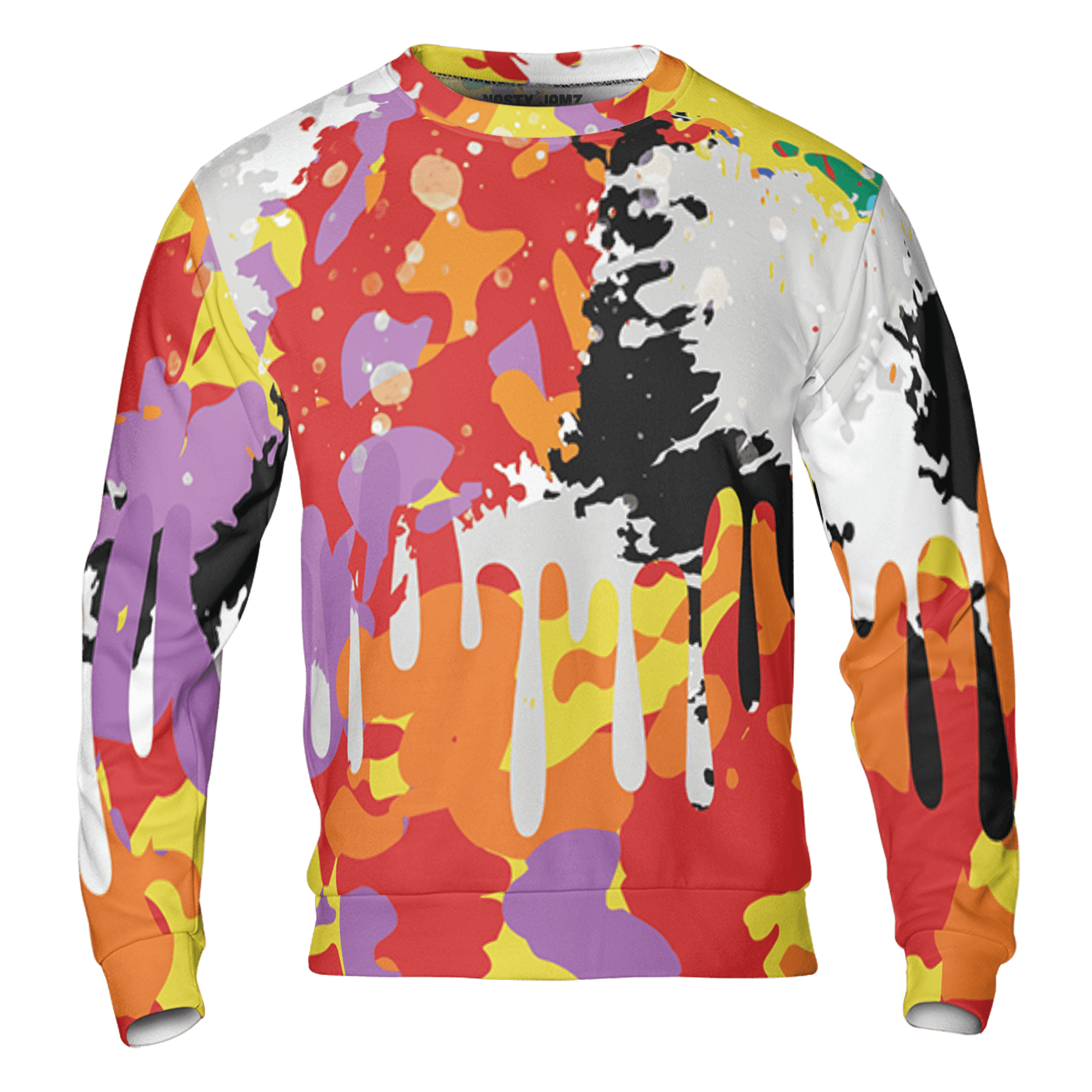 Mid GS Six Championships 1s Sweatshirt Match Colorful 3D All-Over Print Art - NastyJamz