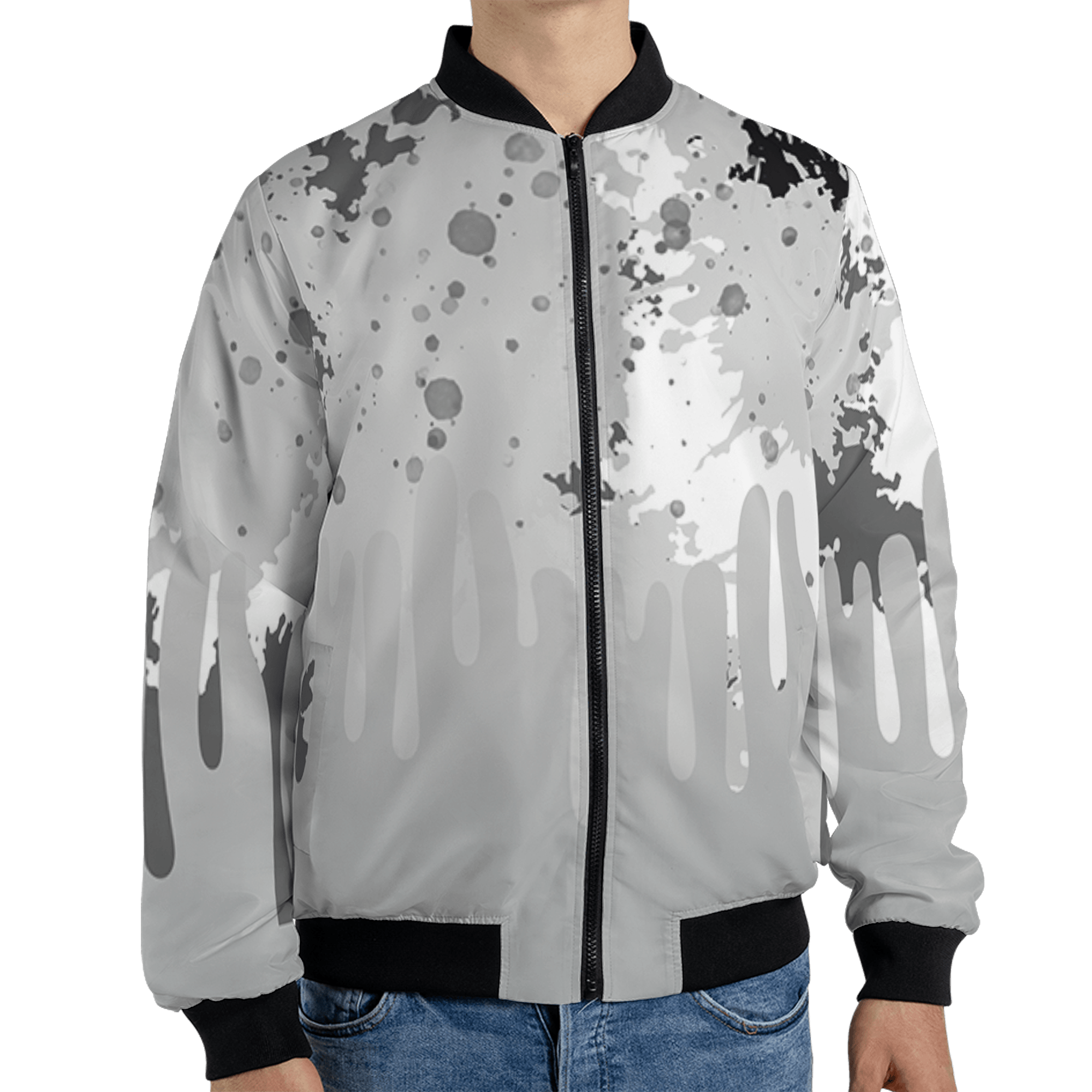 Retro High OG Black White 1s Jacket Match Colorful 3D All-Over Print Art - NastyJamz