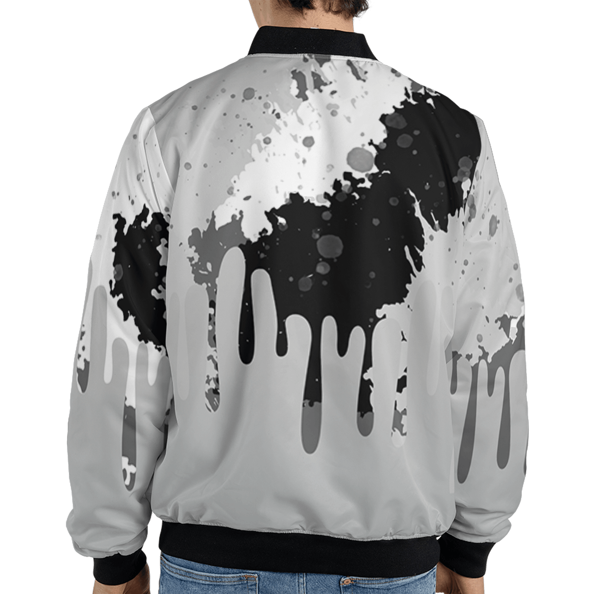 Retro High OG Black White 1s Jacket Match Colorful 3D All-Over Print Art - NastyJamz