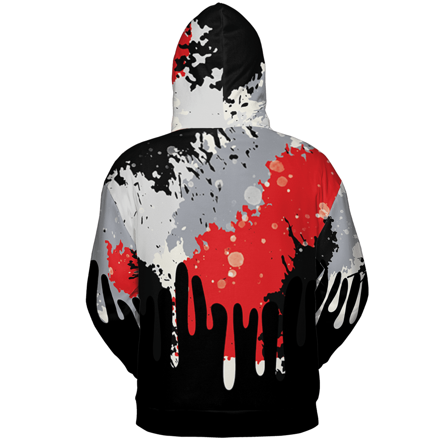 Bred Reimagined 4s Hoodie Match Colorful 3D All-Over Print Art - NastyJamz