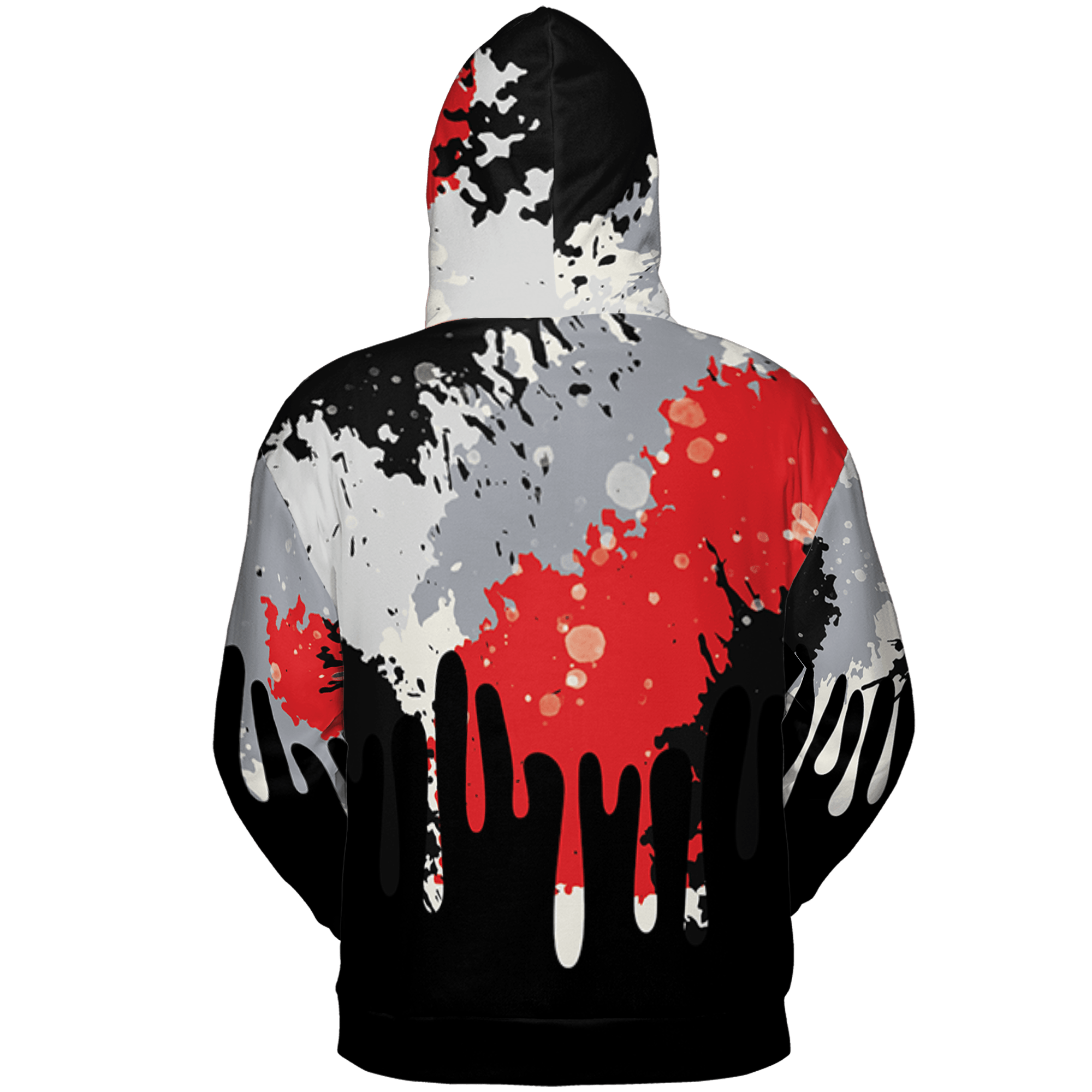 Bred Reimagined 4s Hoodie Match Colorful 3D All-Over Print Art - NastyJamz