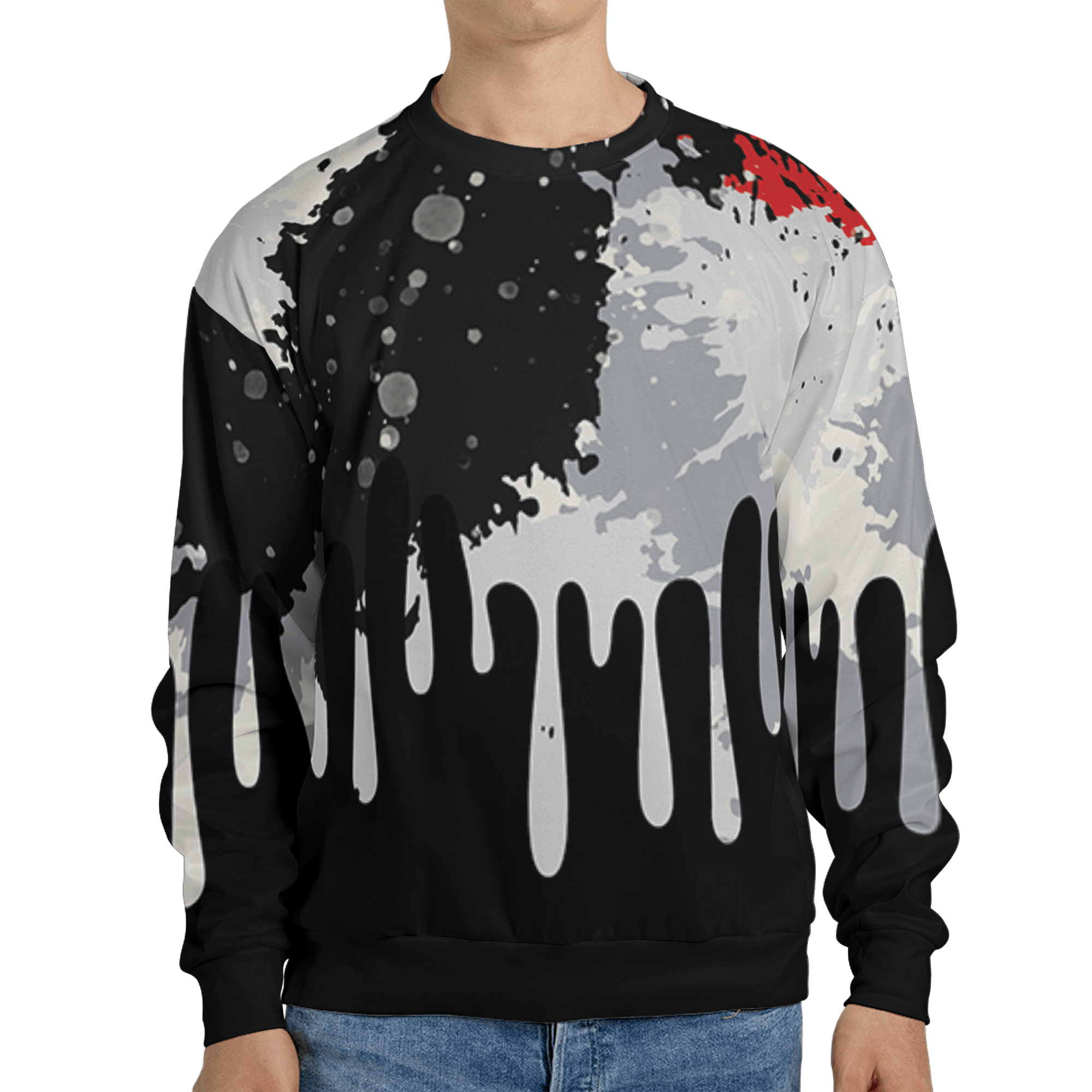 Bred Reimagined 4s Sweatshirt Match Colorful 3D All-Over Print Art - NastyJamz
