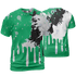 Lucky Green 5s T Shirt Match Colorful 3D All-Over Print Art - NastyJamz