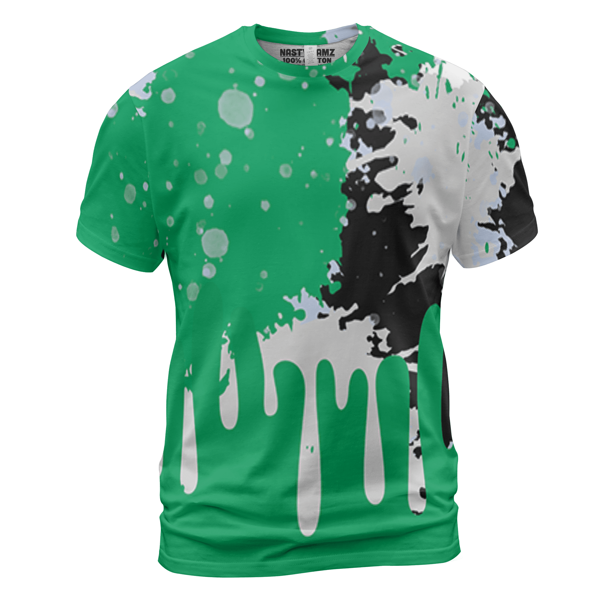Lucky Green 5s T Shirt Match Colorful 3D All-Over Print Art - NastyJamz