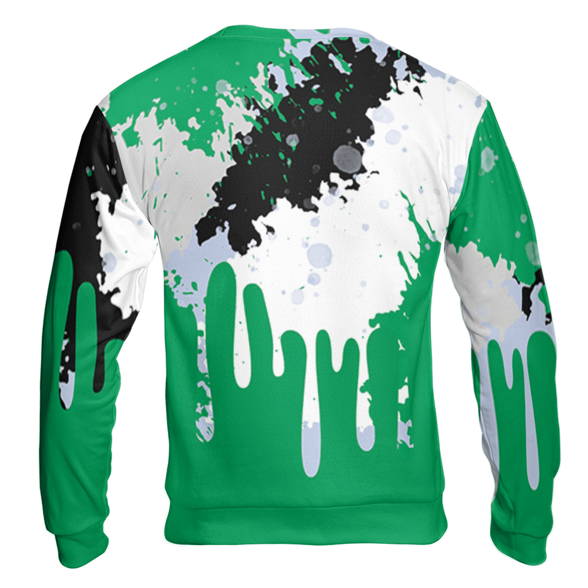 Lucky Green 5s Sweatshirt Match Colorful 3D All-Over Print Art - NastyJamz