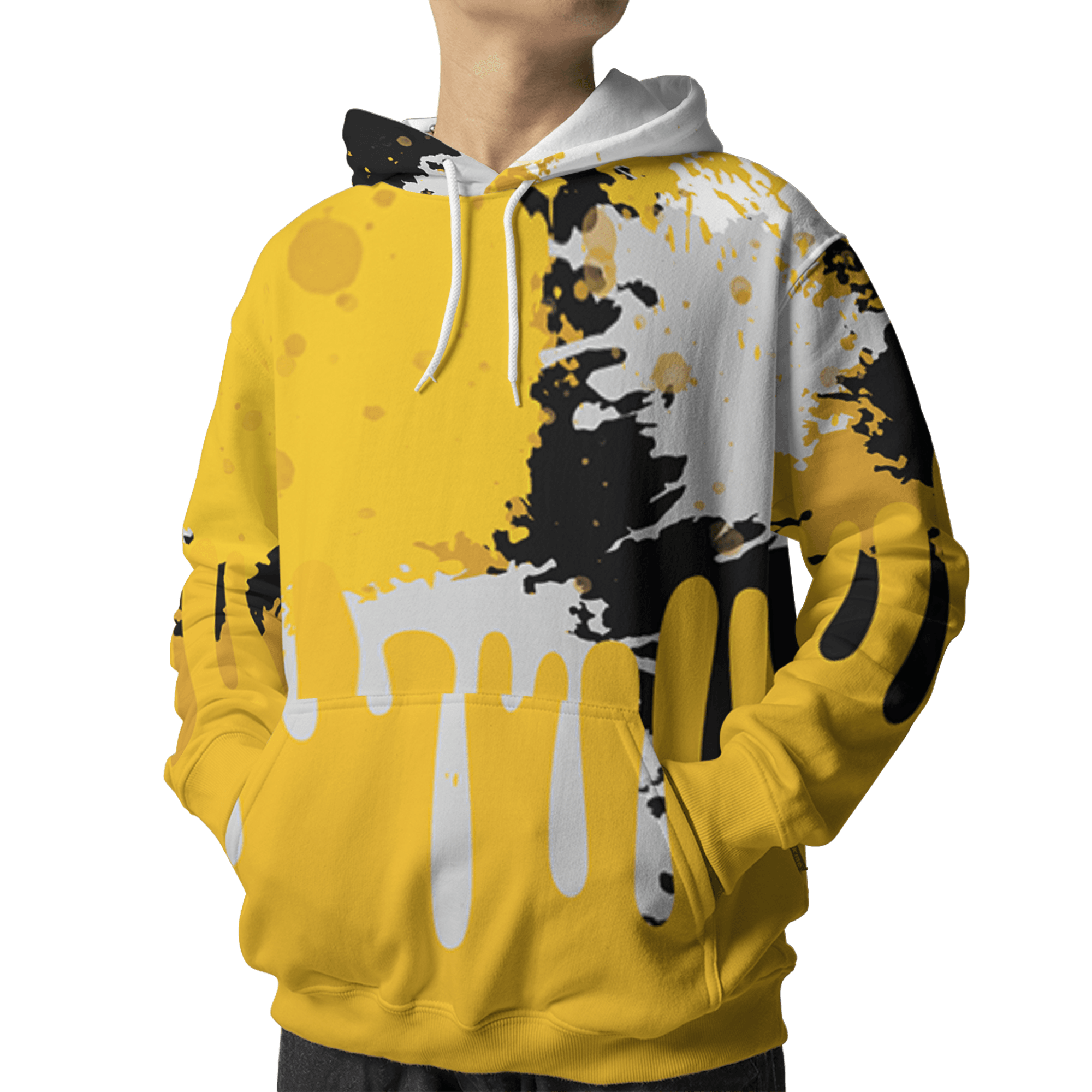 Yellow Ochre 6s Hoodie Match Colorful 3D All-Over Print Art - NastyJamz