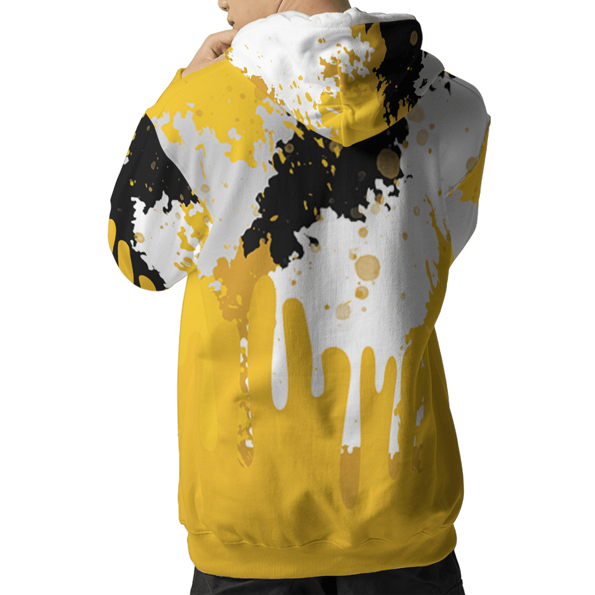 Yellow Ochre 6s Hoodie Match Colorful 3D All-Over Print Art - NastyJamz