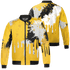 Yellow Ochre 6s Jacket Match Colorful 3D All-Over Print Art - NastyJamz