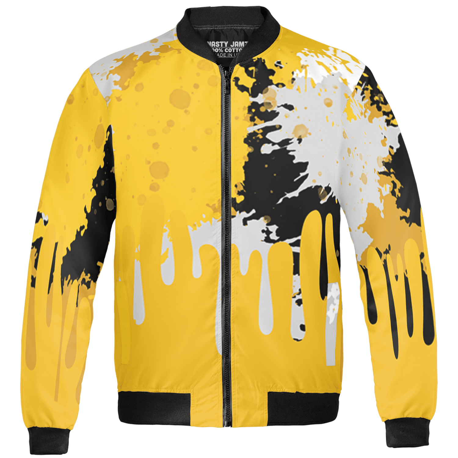 Yellow Ochre 6s Jacket Match Colorful 3D All-Over Print Art - NastyJamz