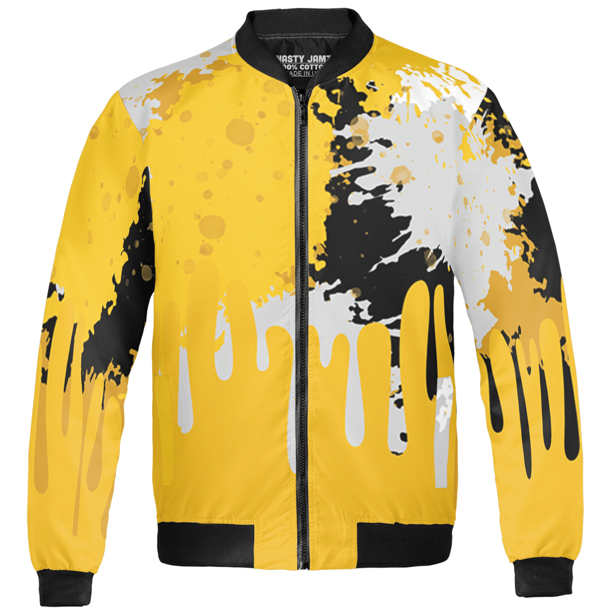 Yellow Ochre 6s Jacket Match Colorful 3D All-Over Print Art - NastyJamz