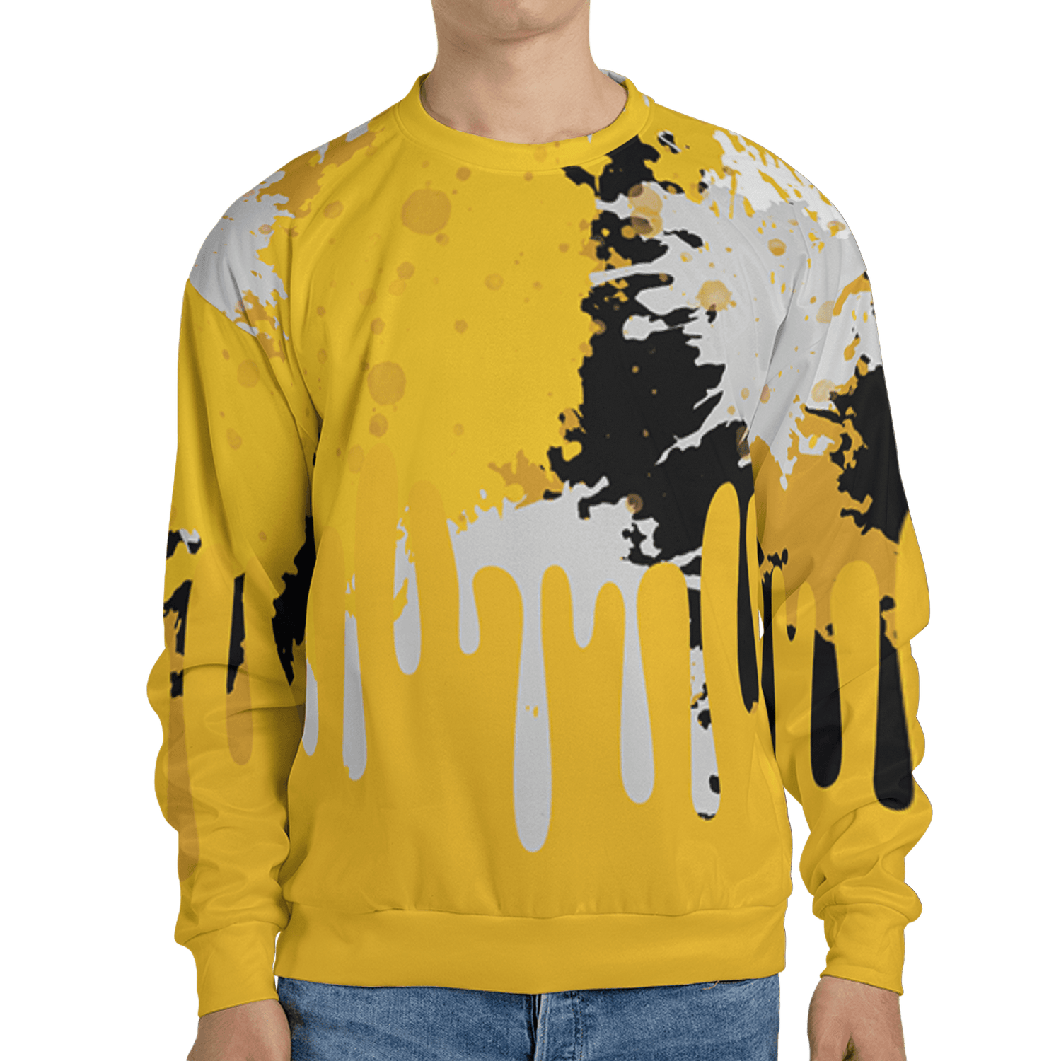 Yellow Ochre 6s Sweatshirt Match Colorful 3D All-Over Print Art - NastyJamz