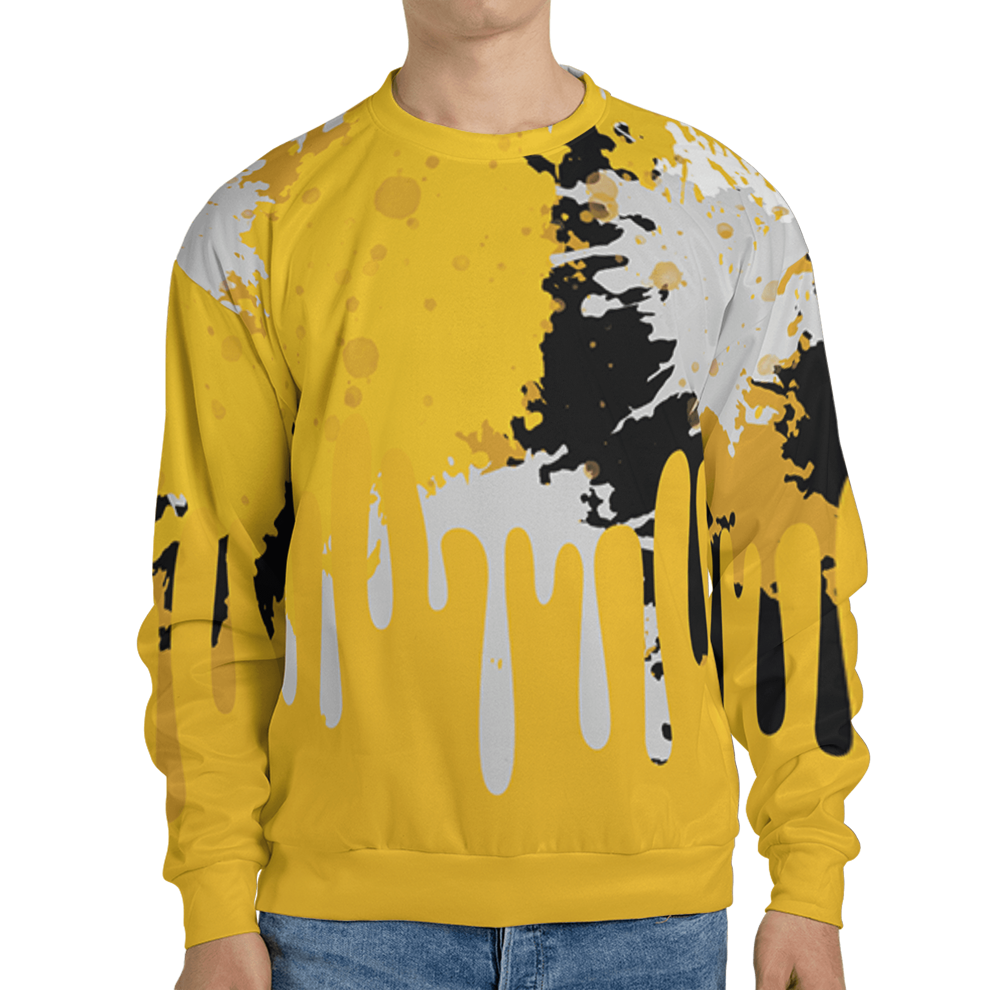 Yellow Ochre 6s Sweatshirt Match Colorful 3D All-Over Print Art - NastyJamz
