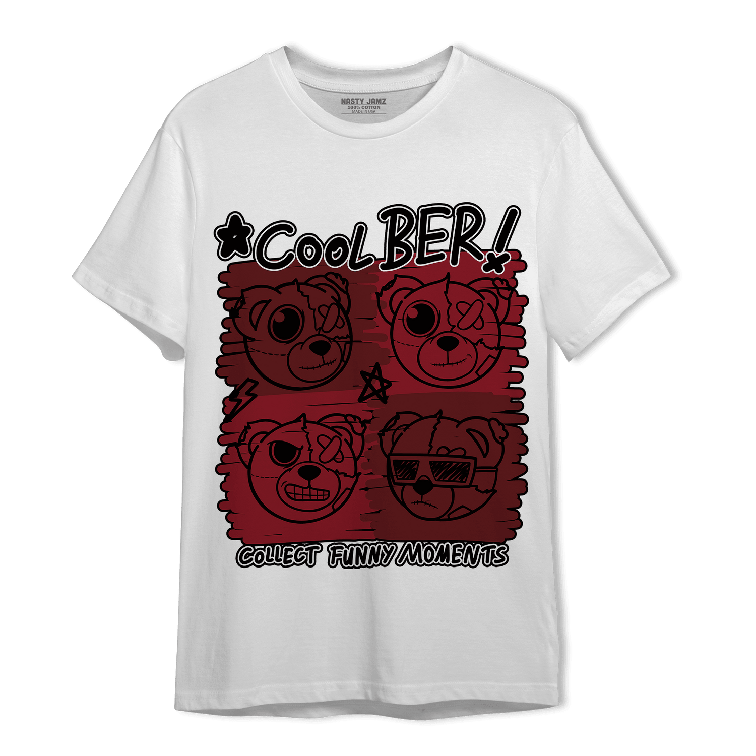 Cherry 12s T Shirt Match Cool BER - NastyJamz