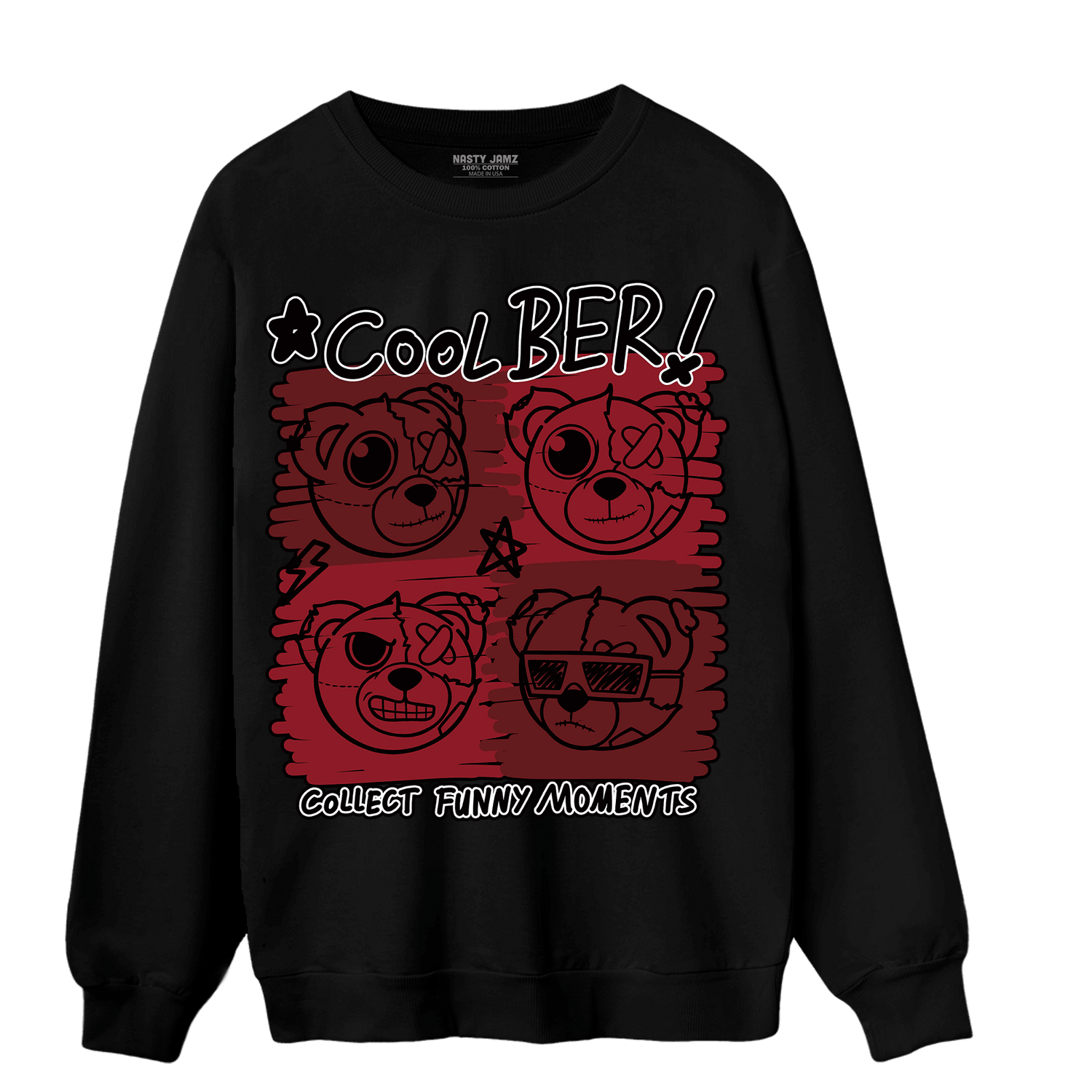 Cherry 12s Sweatshirt Match Cool BER - NastyJamz