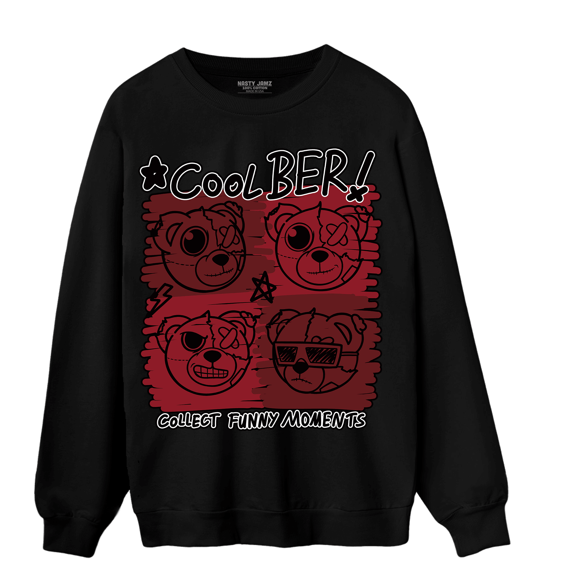 Cherry 12s Sweatshirt Match Cool BER - NastyJamz
