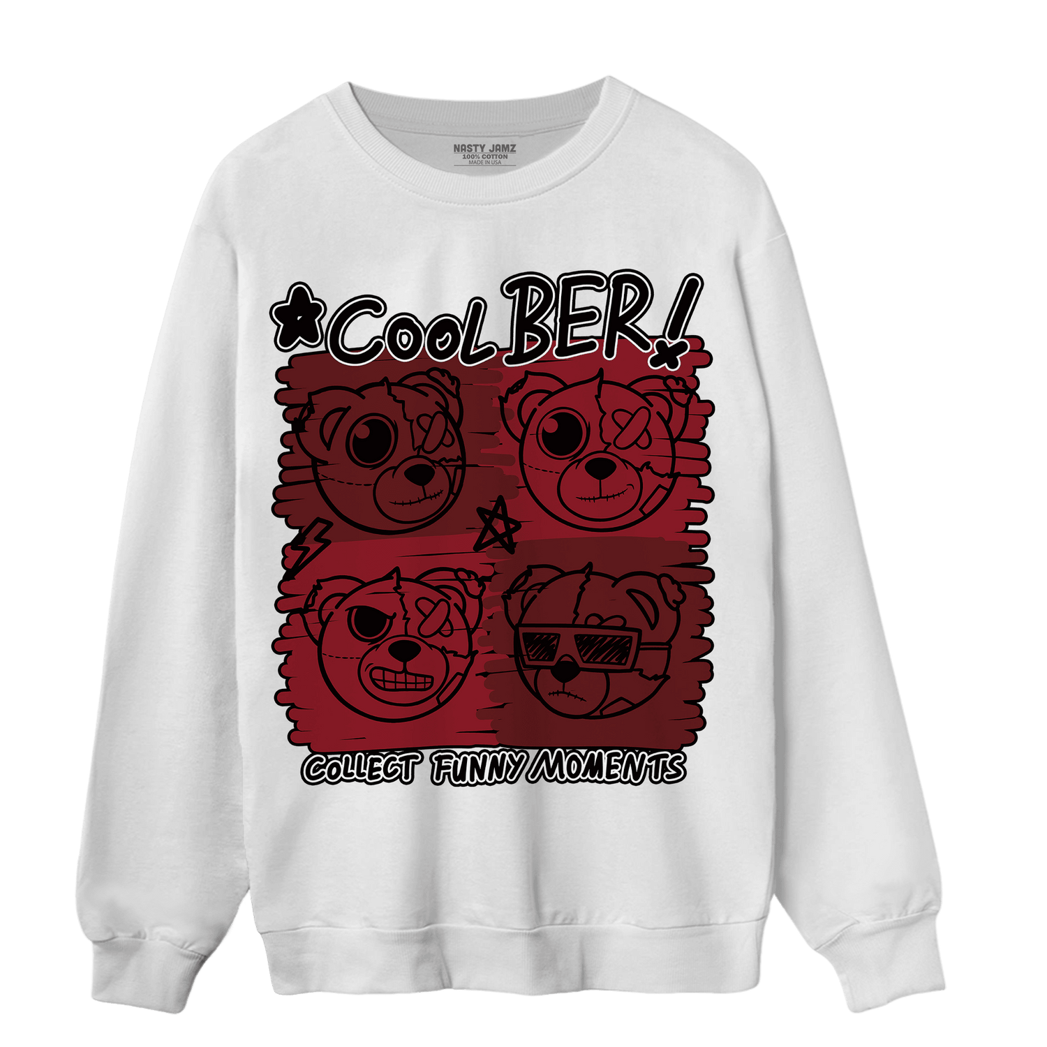 Cherry 12s Sweatshirt Match Cool BER - NastyJamz