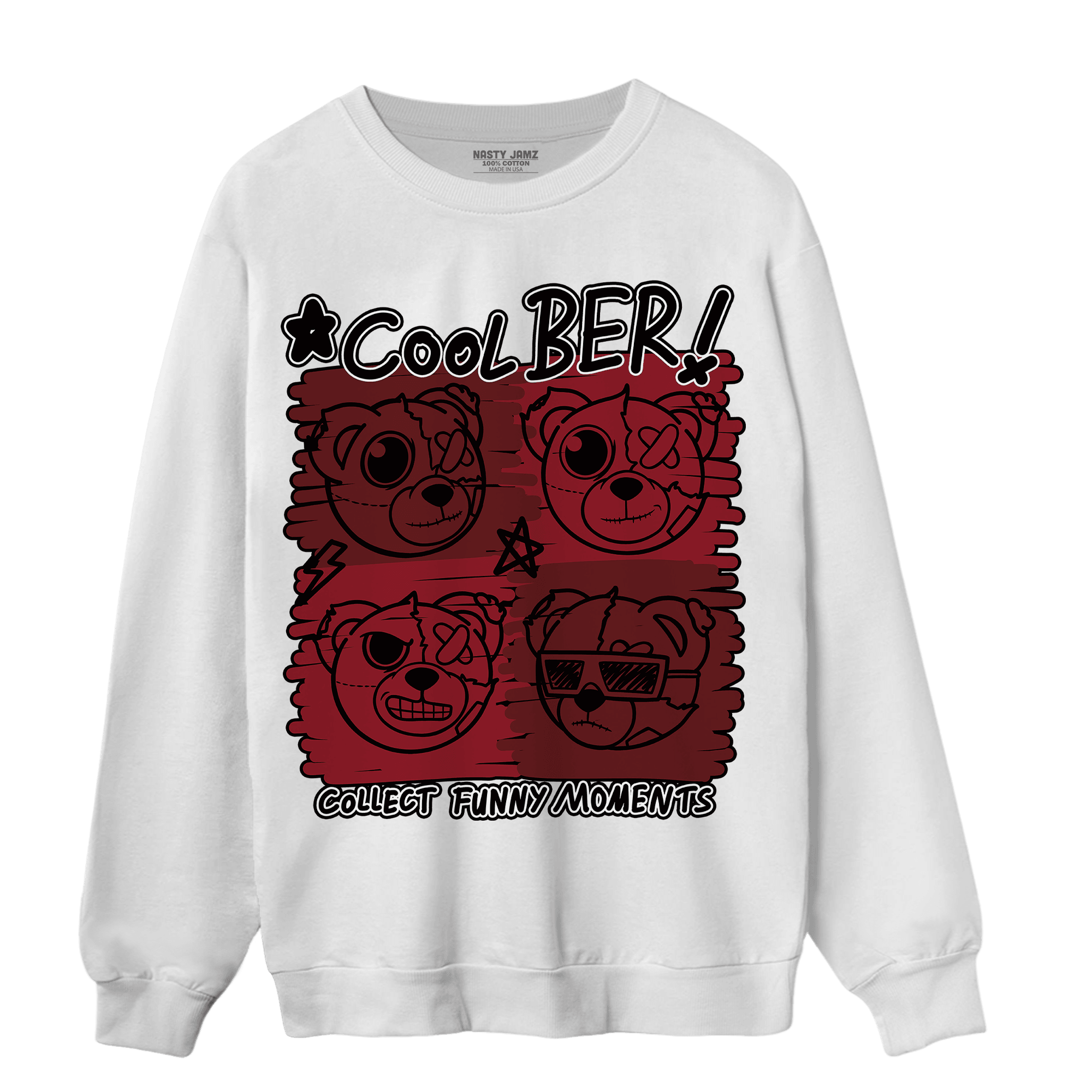 Cherry 12s Sweatshirt Match Cool BER - NastyJamz