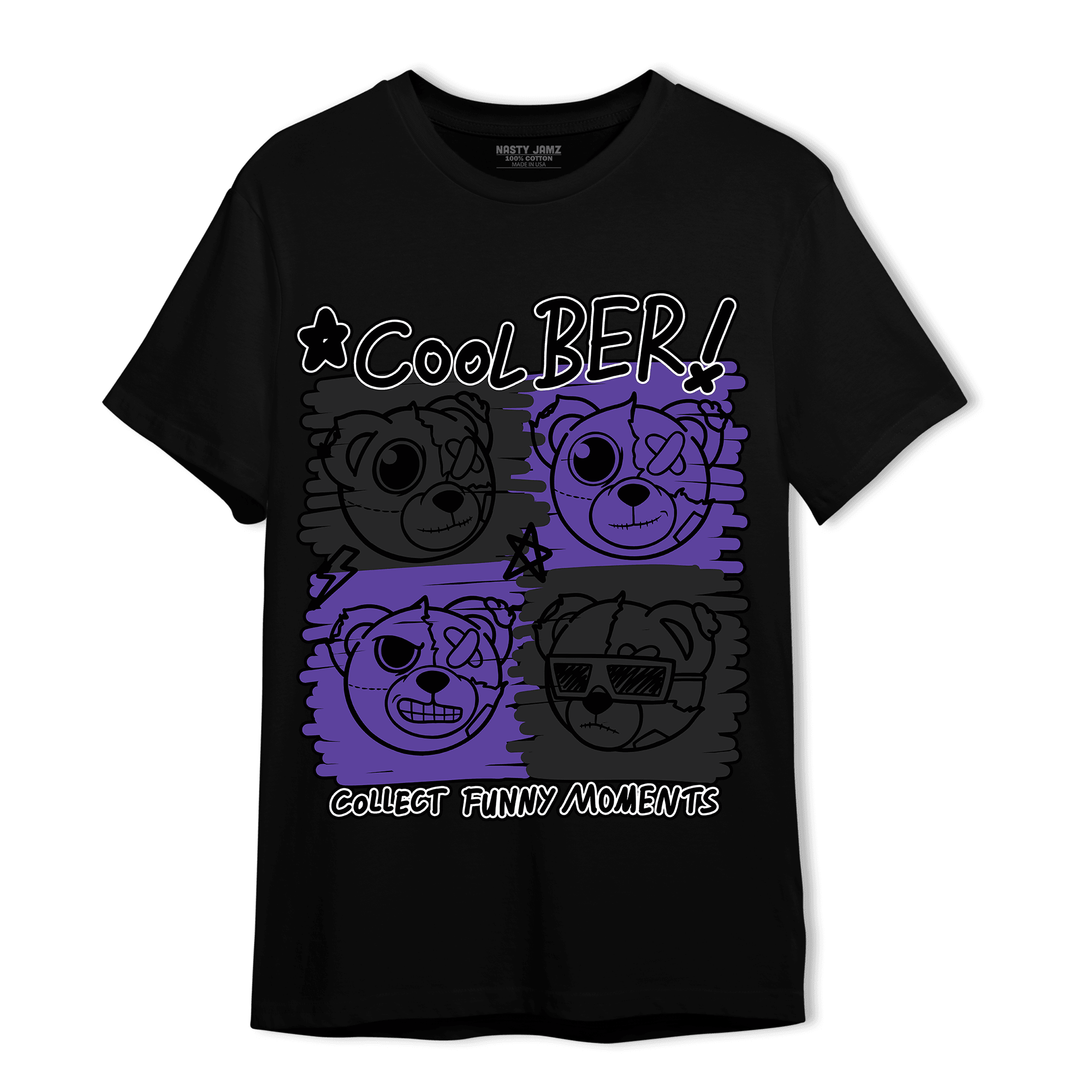 Field Purple 12s T Shirt Match Cool BER - NastyJamz