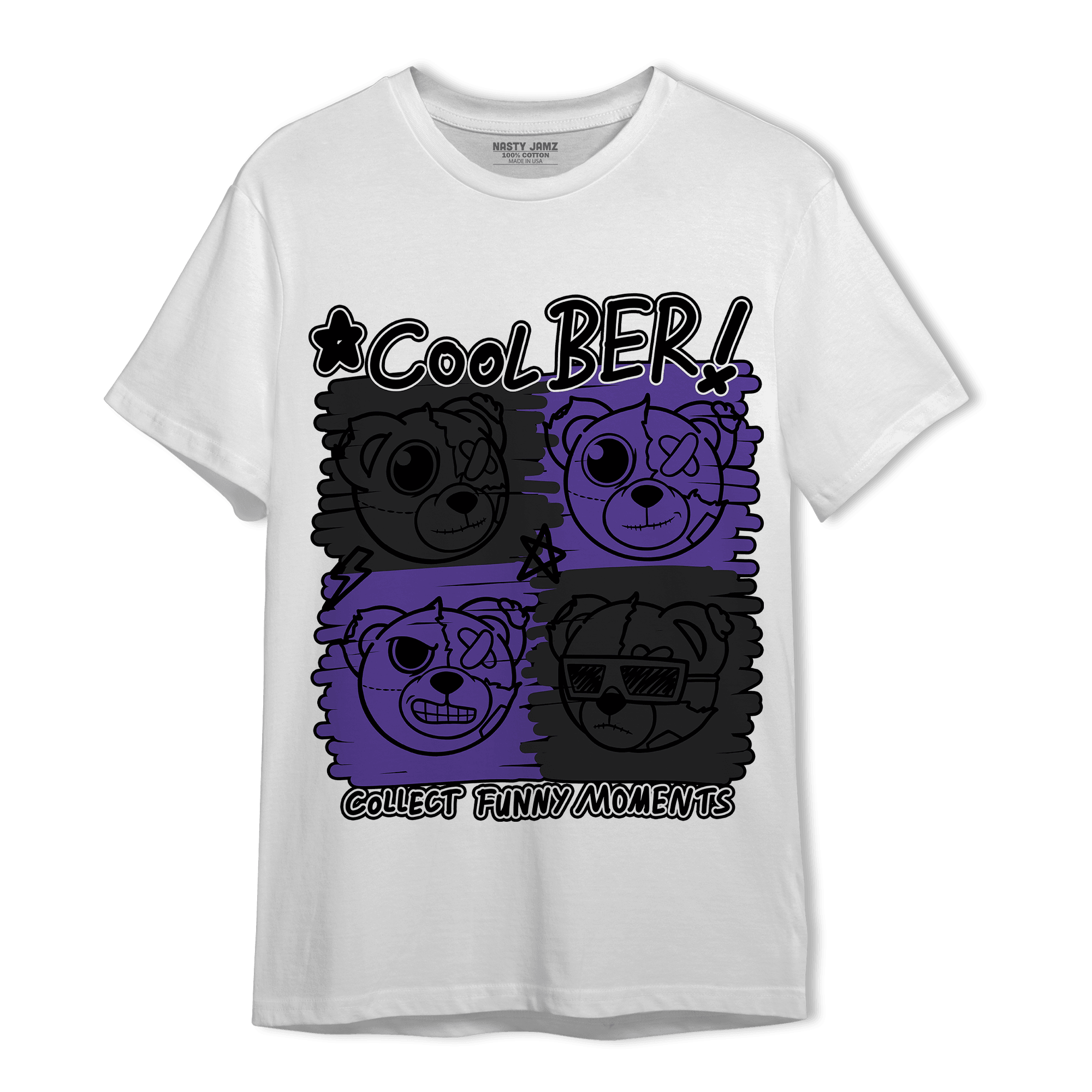 Field Purple 12s T Shirt Match Cool BER - NastyJamz