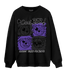 Field Purple 12s Sweatshirt Match Cool BER - NastyJamz