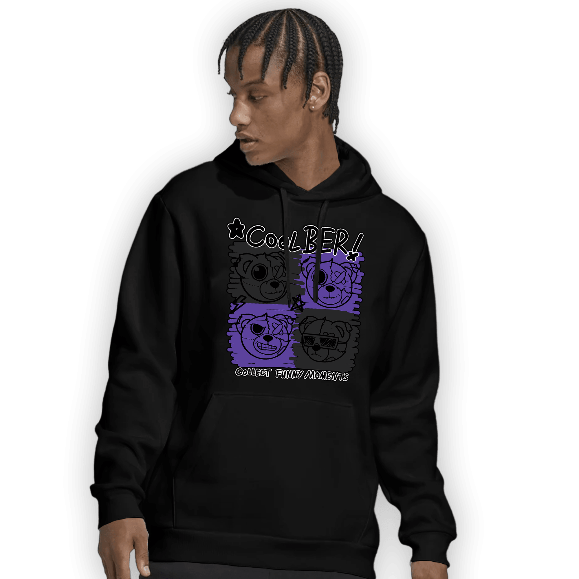 Field Purple 12s Hoodie Match Cool BER - NastyJamz