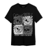 Retro High OG Black White 1s T Shirt Match Cool BER - NastyJamz