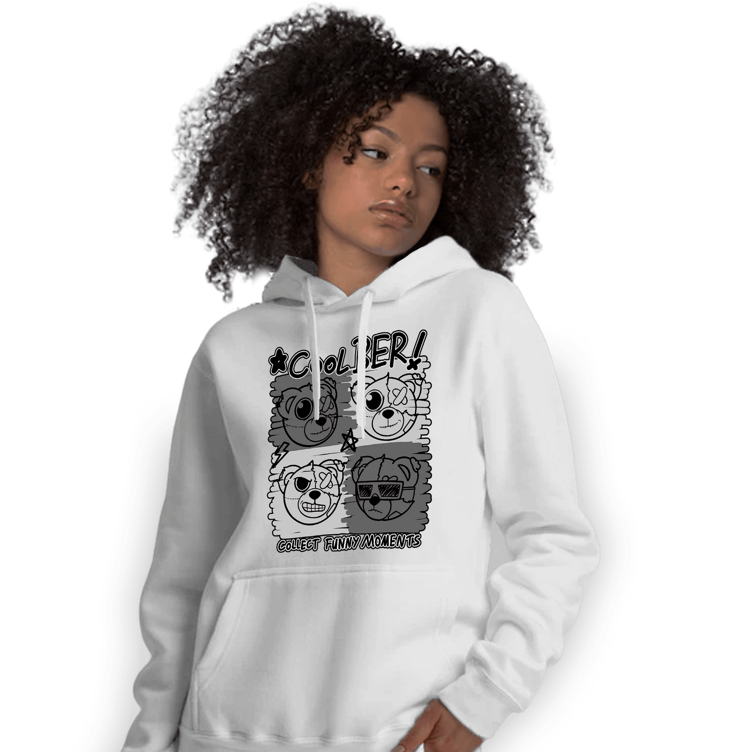 Retro High OG Black White 1s Hoodie Match Cool BER - NastyJamz