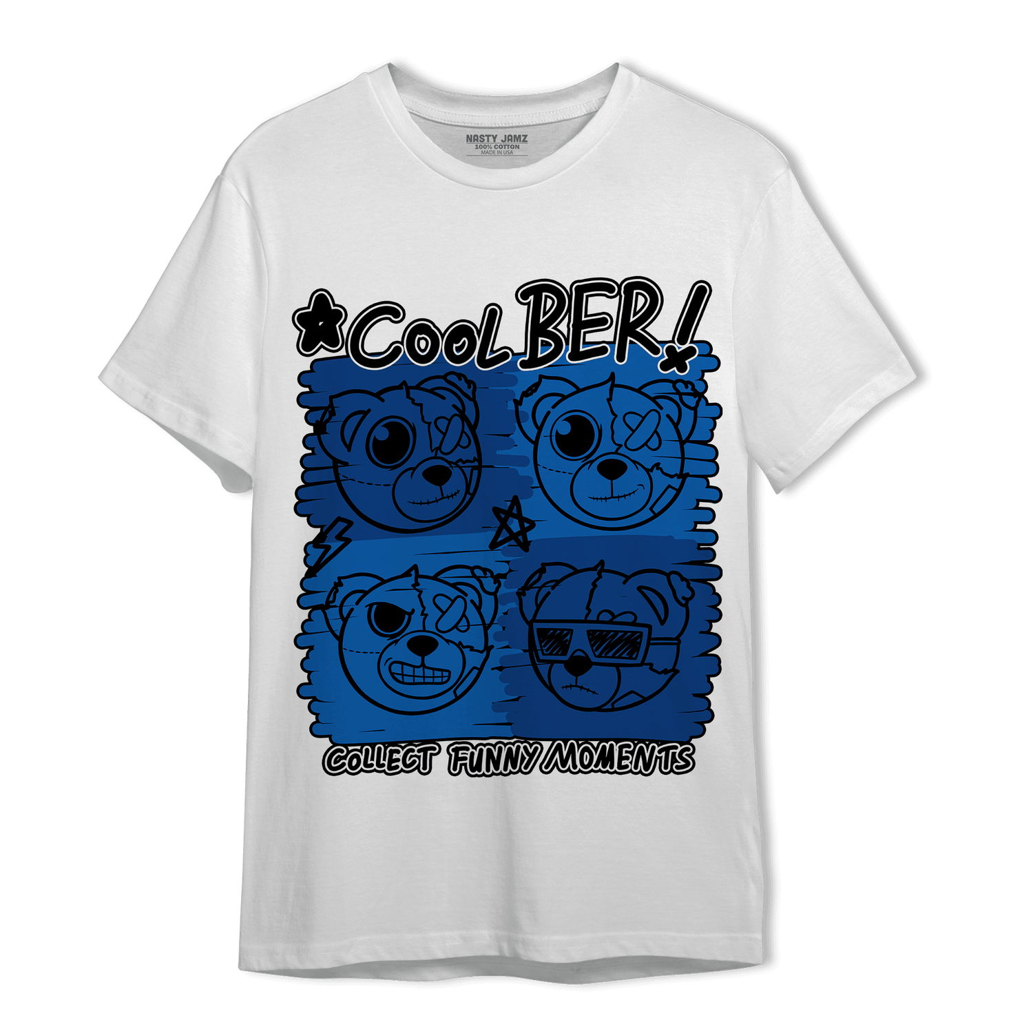 Royal Reimagined 1s T Shirt Match Cool BER - NastyJamz