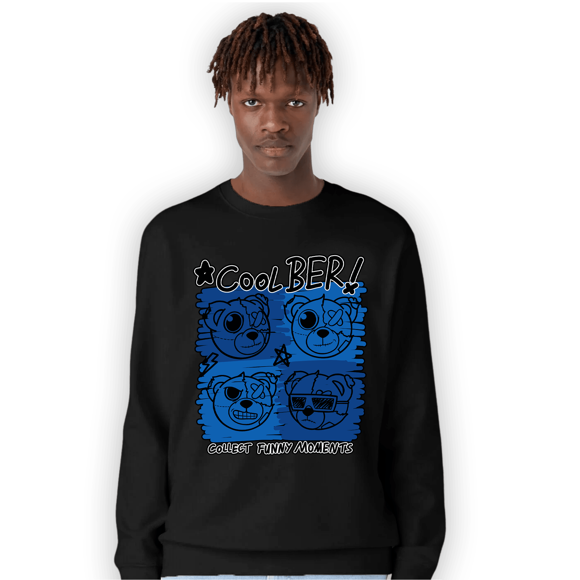 Royal Reimagined 1s Sweatshirt Match Cool BER - NastyJamz