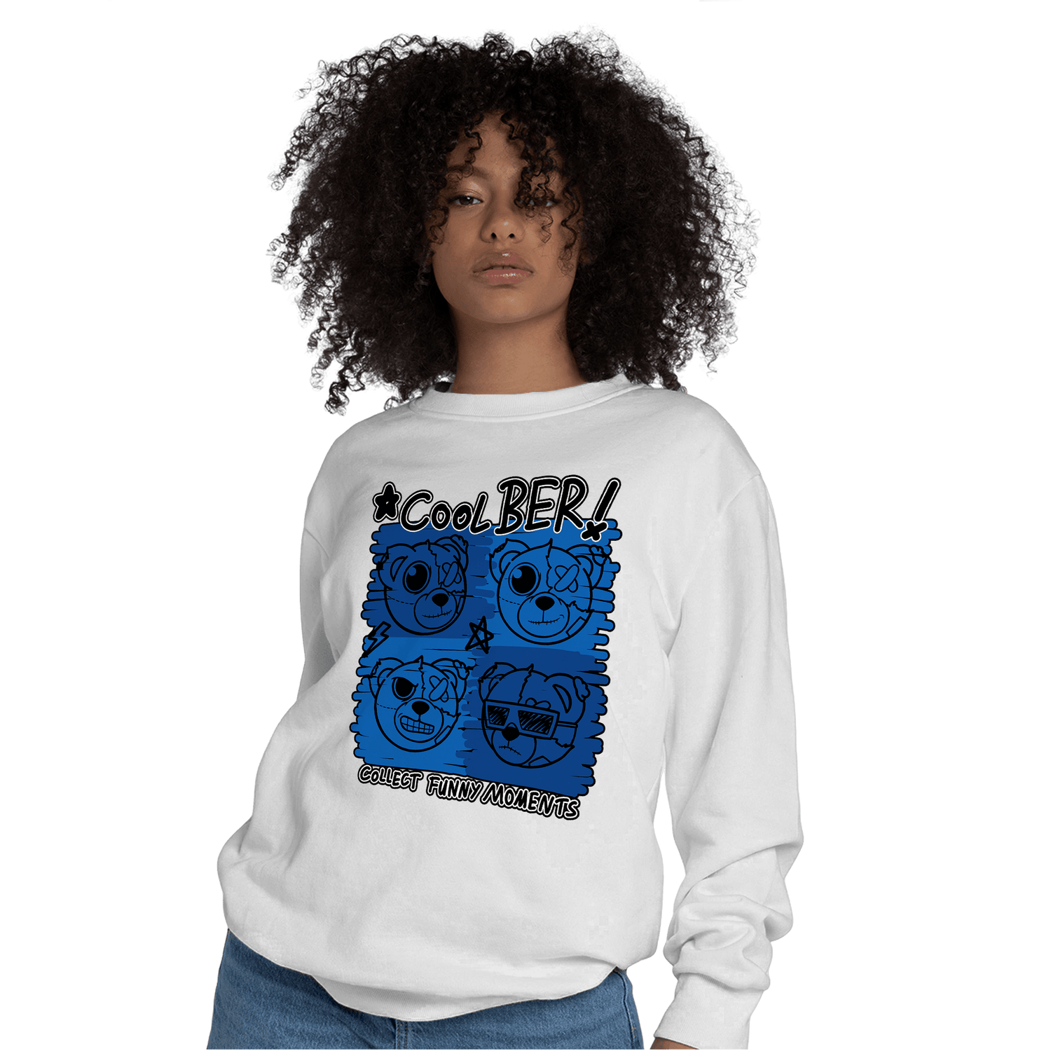 Royal Reimagined 1s Sweatshirt Match Cool BER - NastyJamz