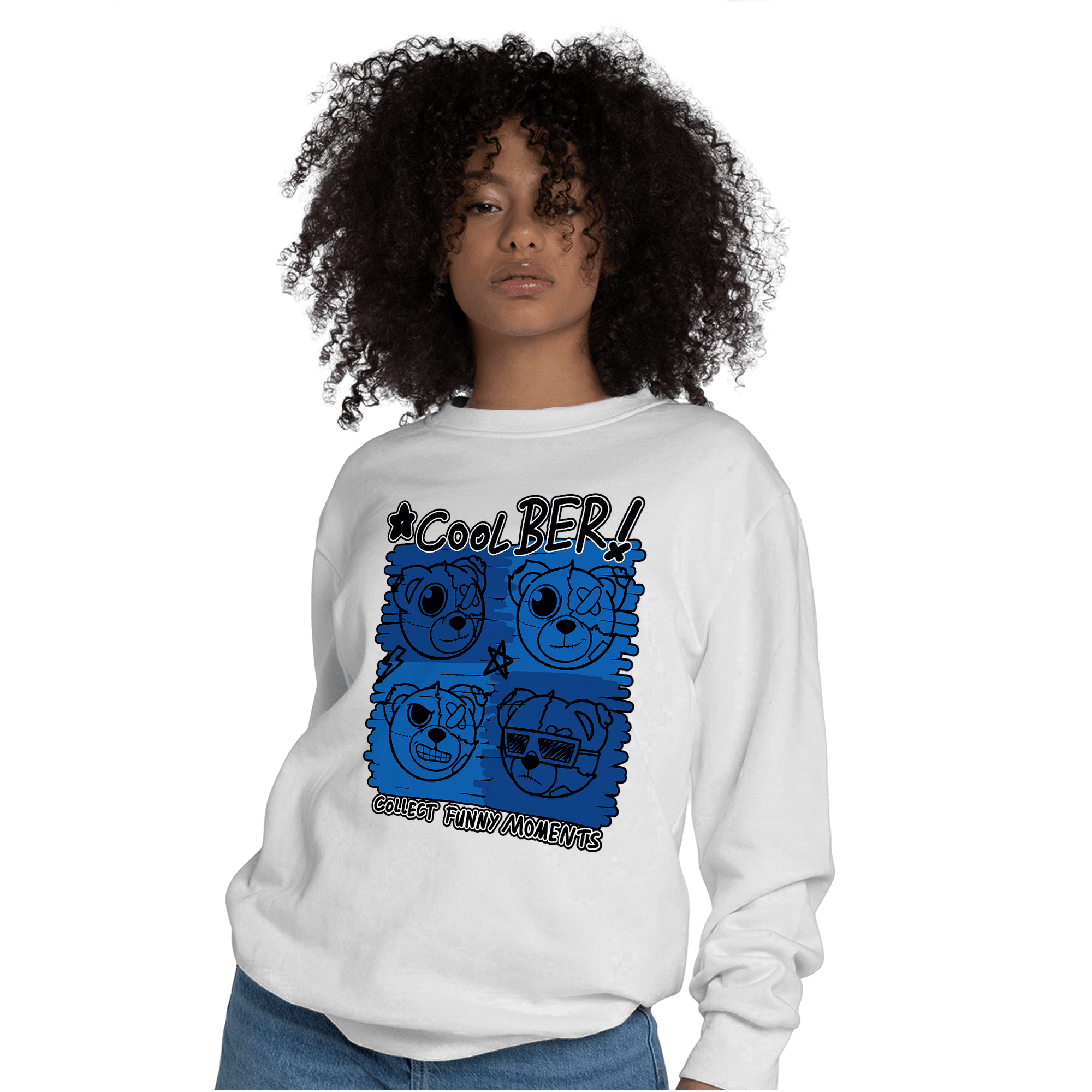 Royal Reimagined 1s Sweatshirt Match Cool BER - NastyJamz
