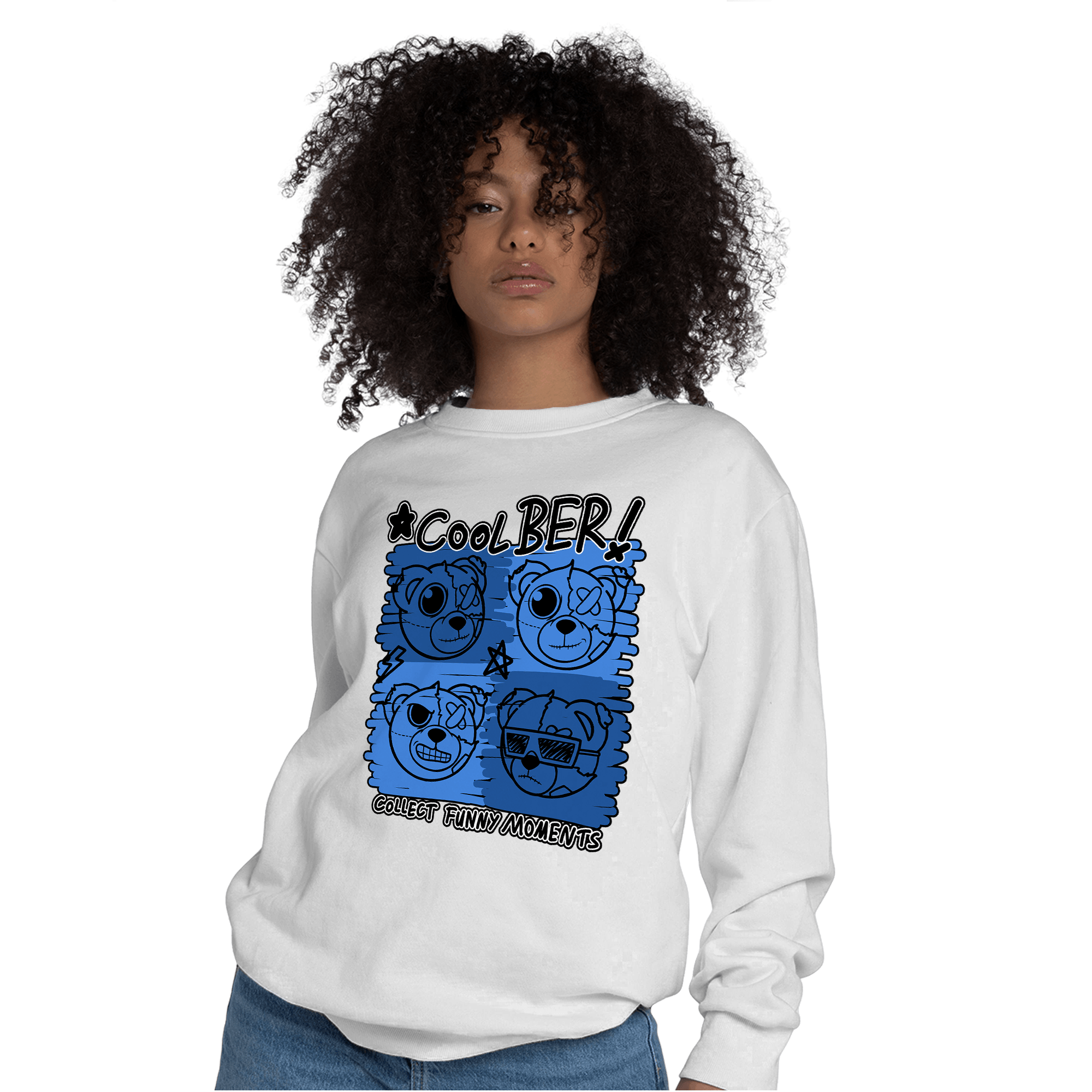 University Blue Toe 1s Sweatshirt Match Cool BER - NastyJamz