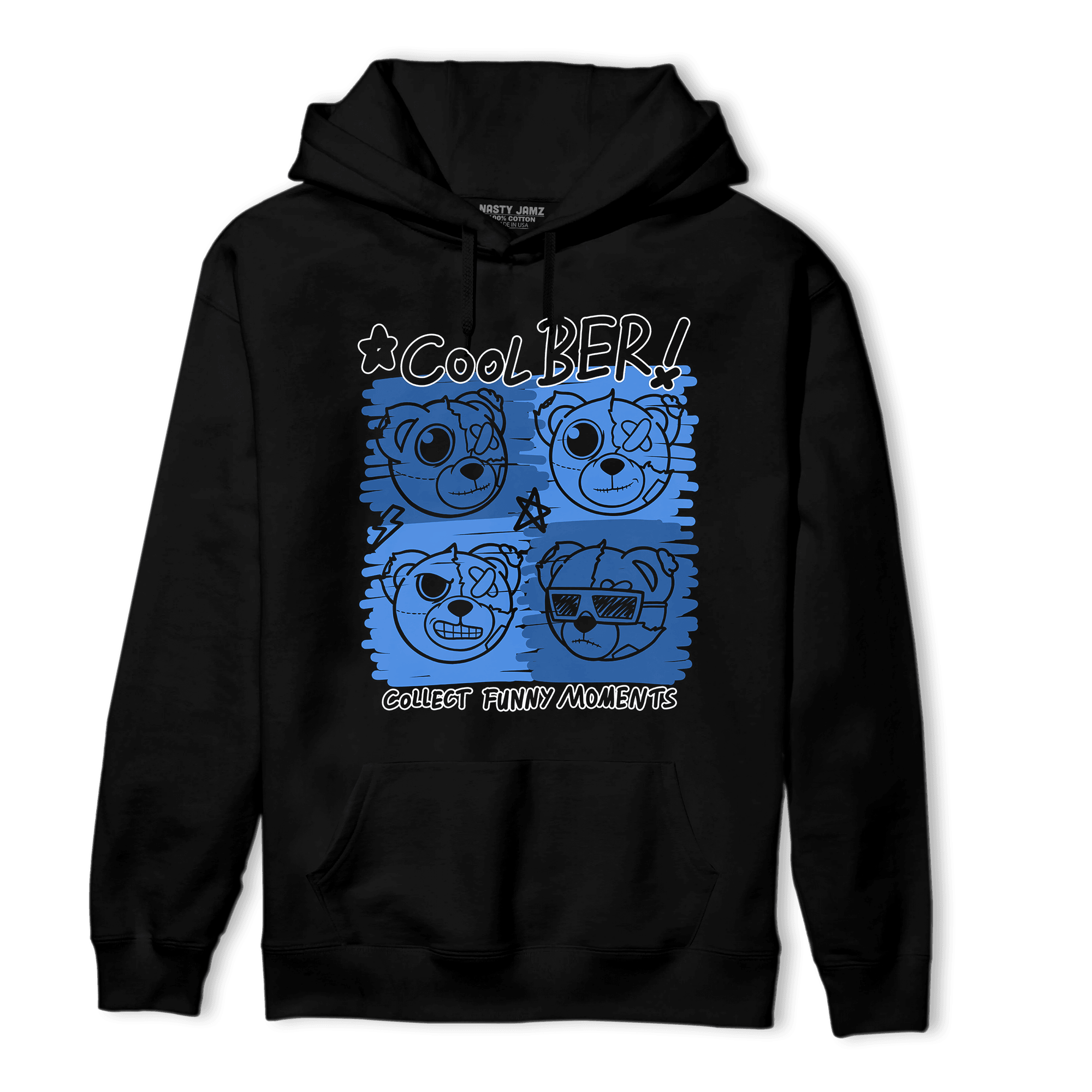 University Blue Toe 1s Hoodie Match Cool BER - NastyJamz