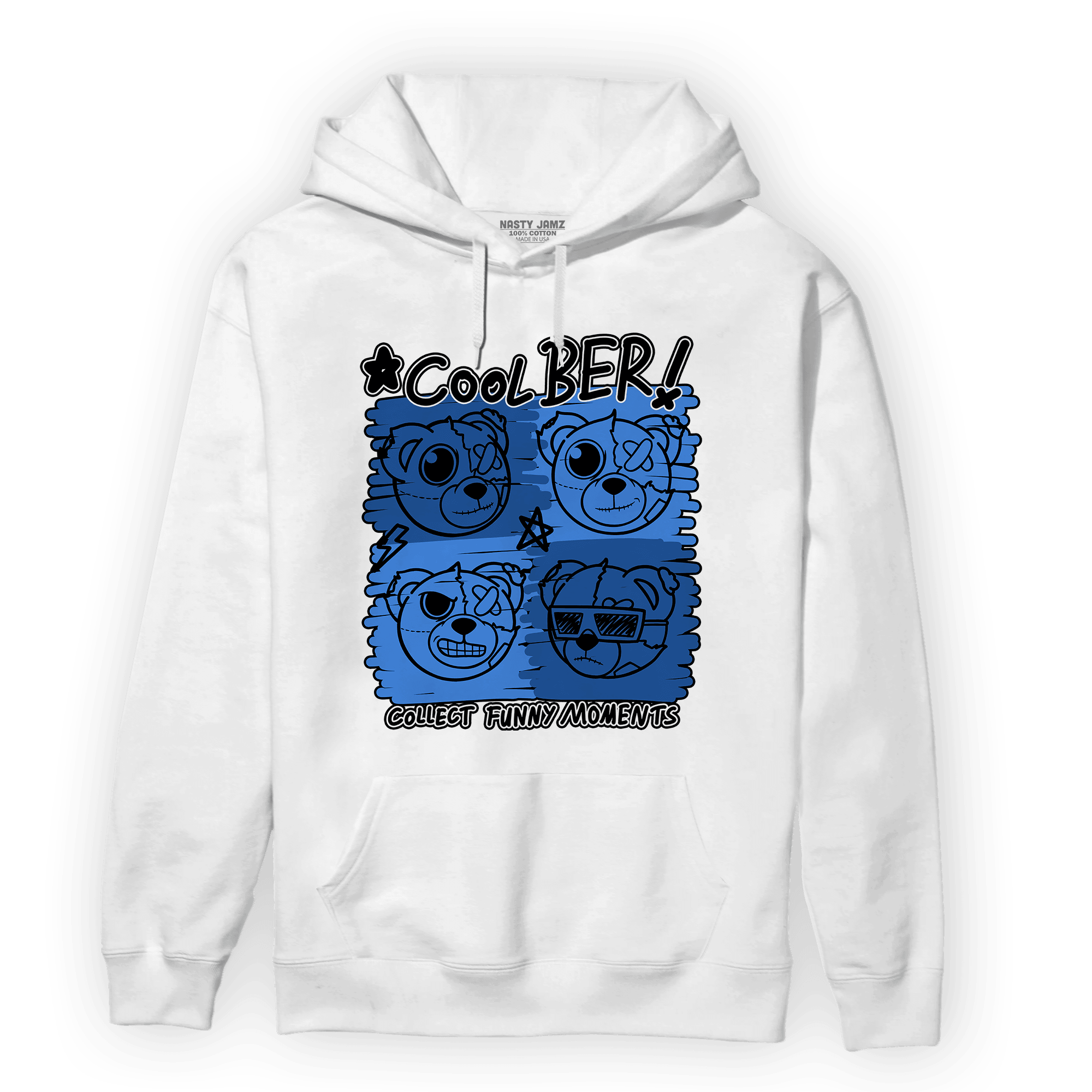 University Blue Toe 1s Hoodie Match Cool BER - NastyJamz