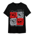 Bred Reimagined 4s T Shirt Match Cool BER - NastyJamz