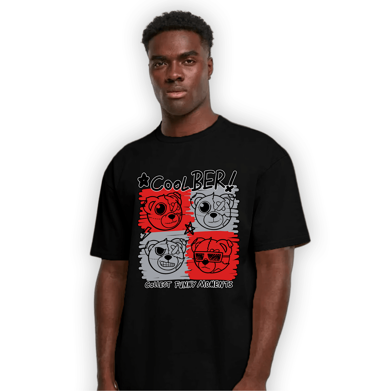 Bred Reimagined 4s T Shirt Match Cool BER - NastyJamz