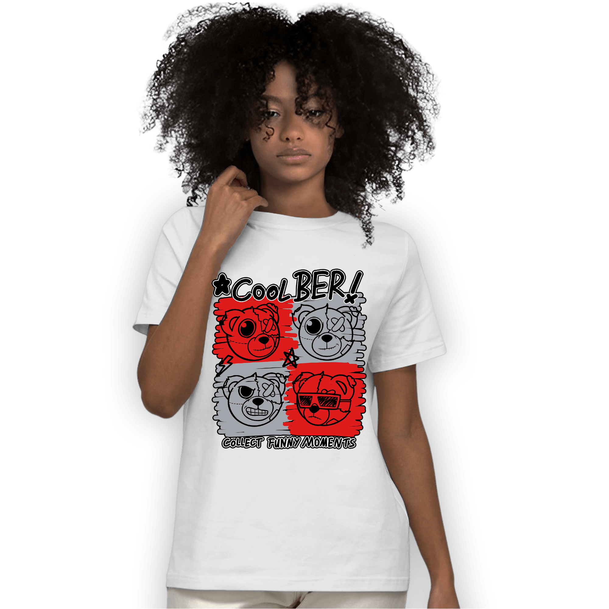 Bred Reimagined 4s T Shirt Match Cool BER - NastyJamz