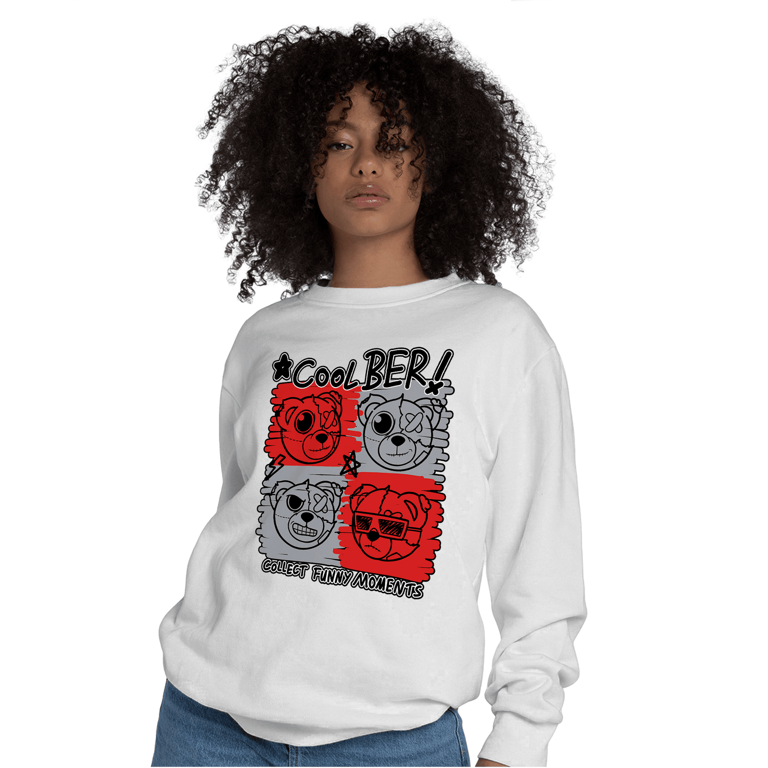 Bred Reimagined 4s Sweatshirt Match Cool BER - NastyJamz