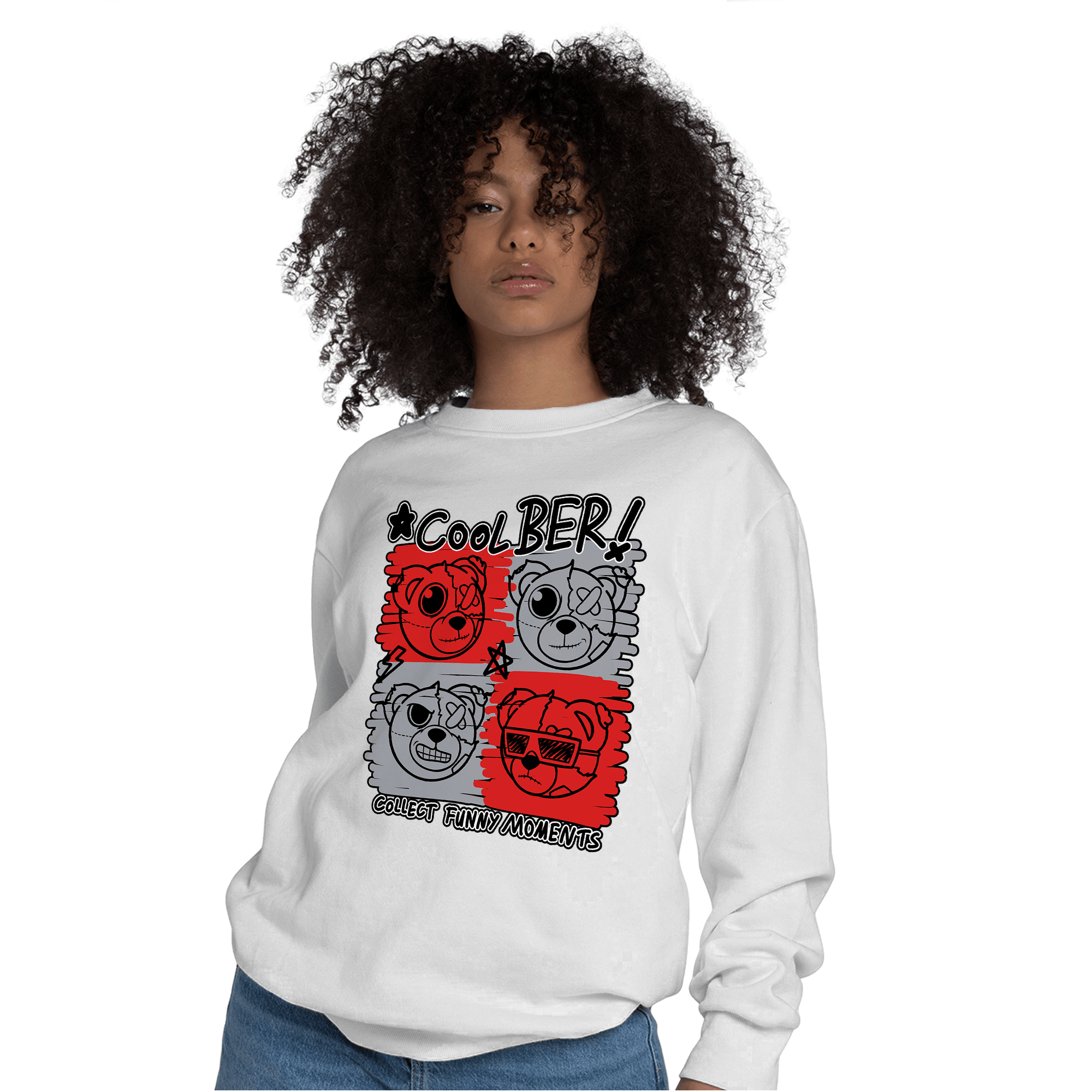 Bred Reimagined 4s Sweatshirt Match Cool BER - NastyJamz