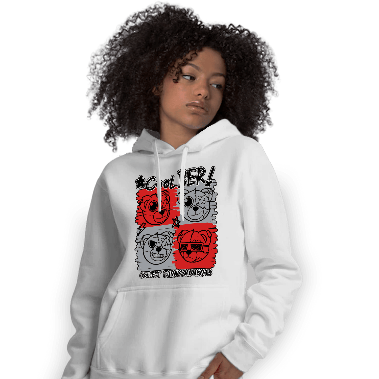 Bred Reimagined 4s Hoodie Match Cool BER - NastyJamz