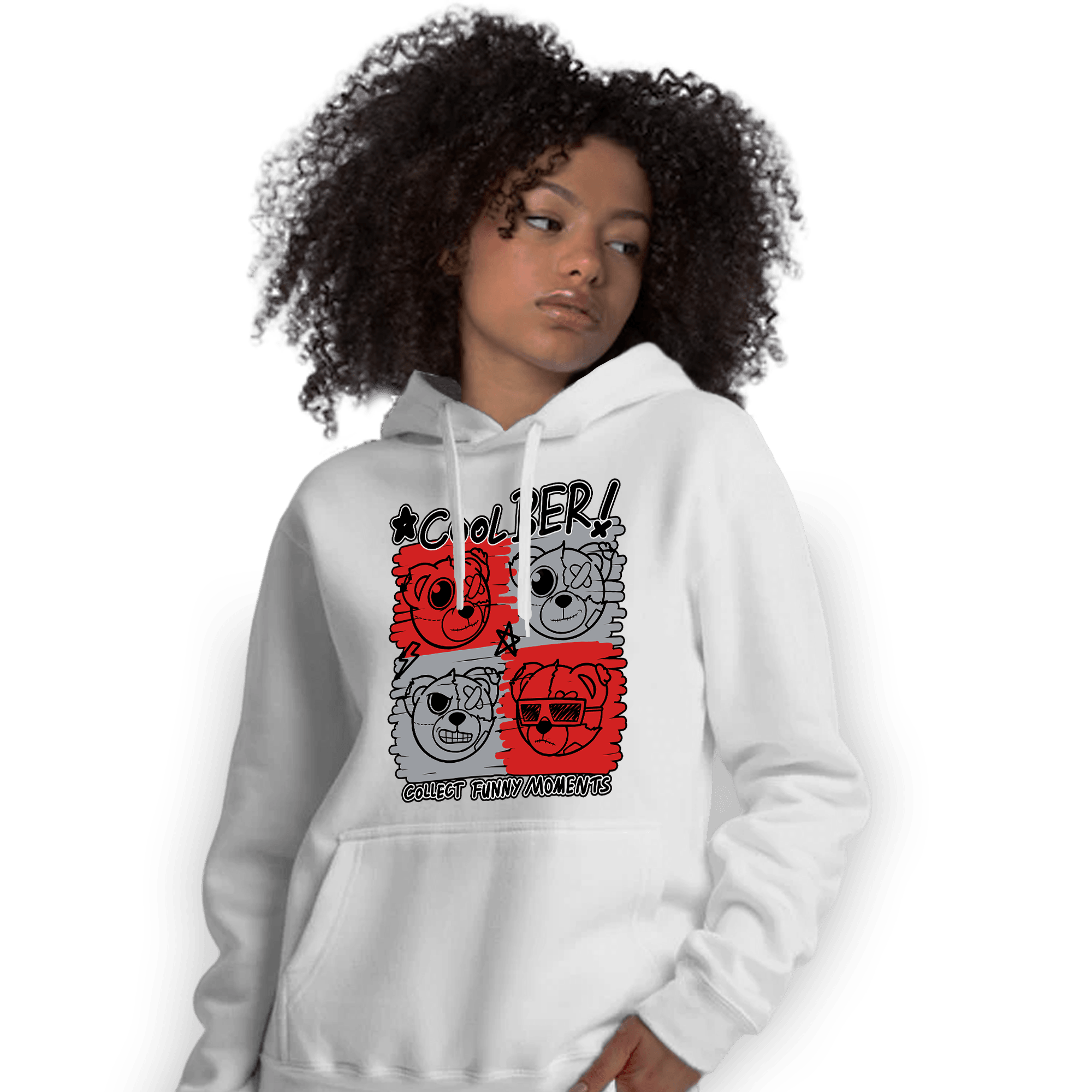 Bred Reimagined 4s Hoodie Match Cool BER - NastyJamz