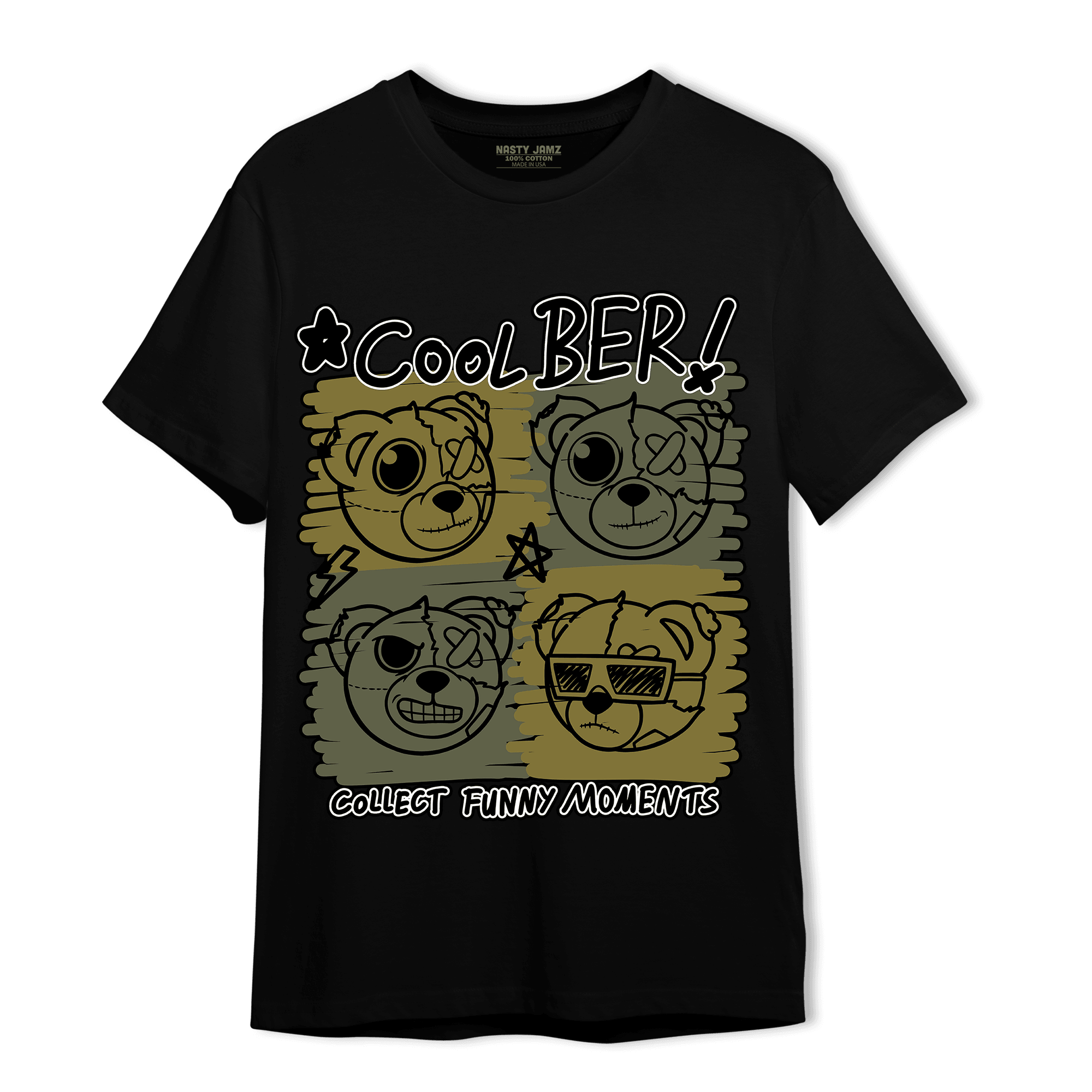 SE Craft Medium Olive 4s T Shirt Match Cool BER - NastyJamz